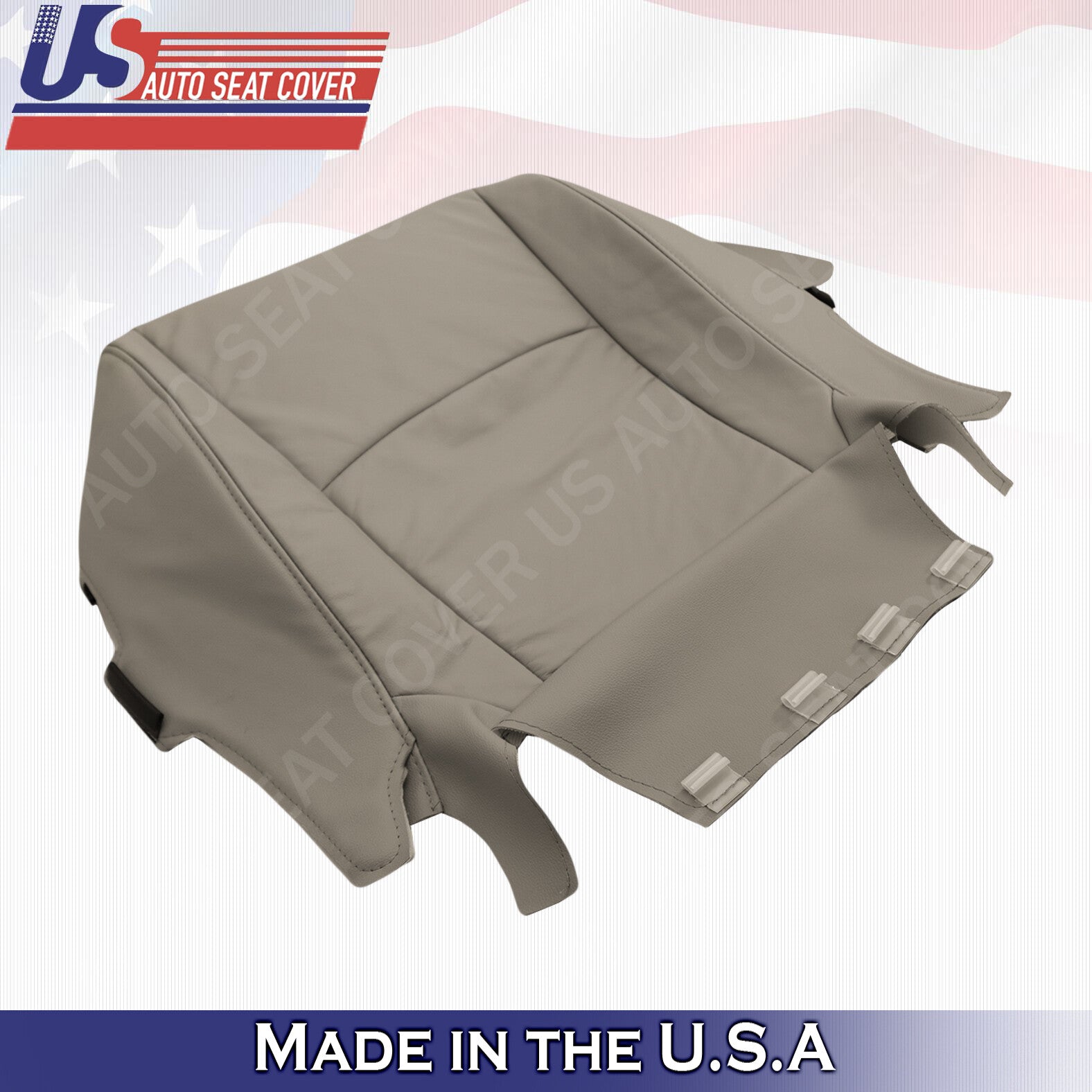 Fits Toyota Highlander 2008 to 2013 Driver & Passenger Bottoms Leather Cover Tan