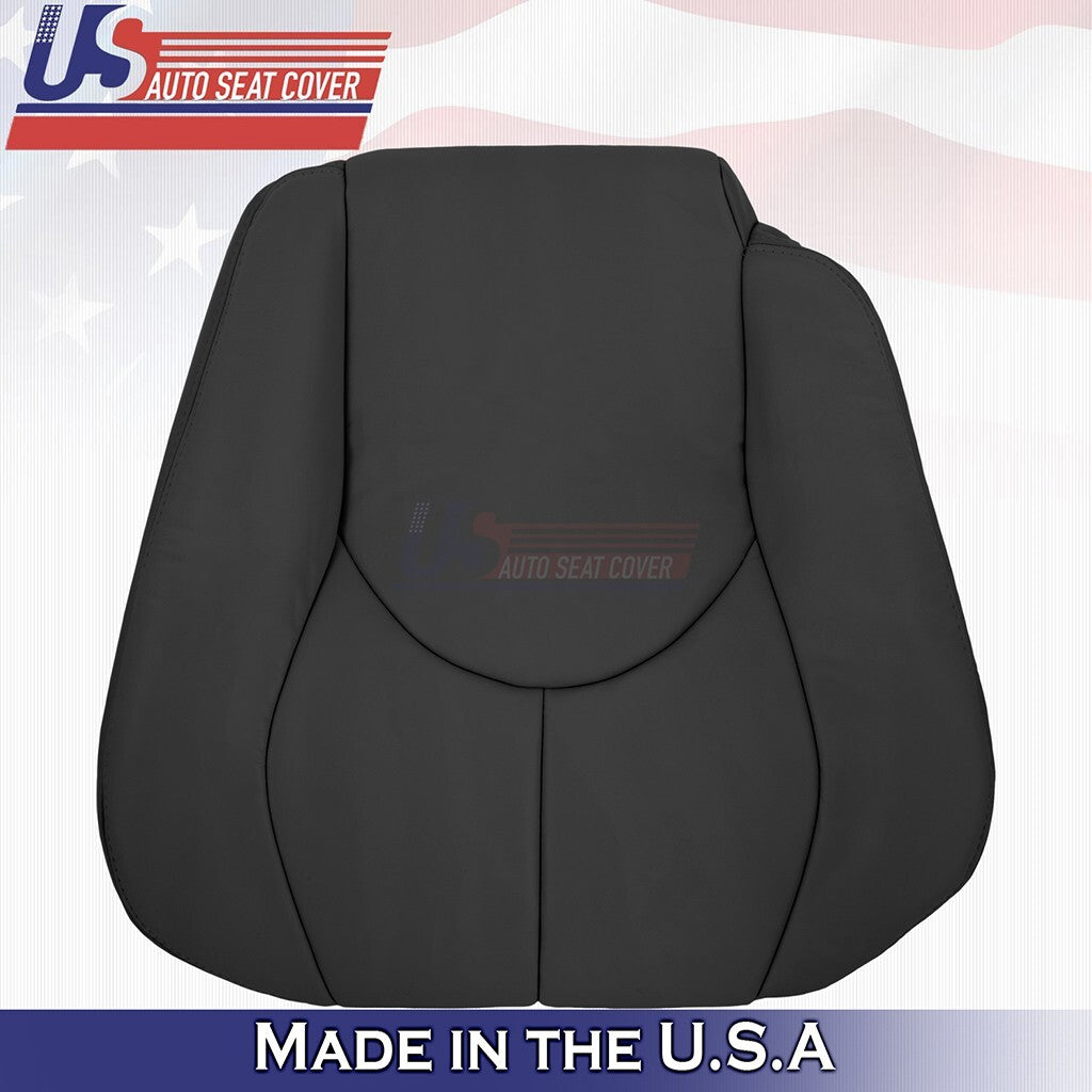 1996 to 2002 For Mercedes Benz SL600 Front Set Tops &Bottoms Leather Cover Black