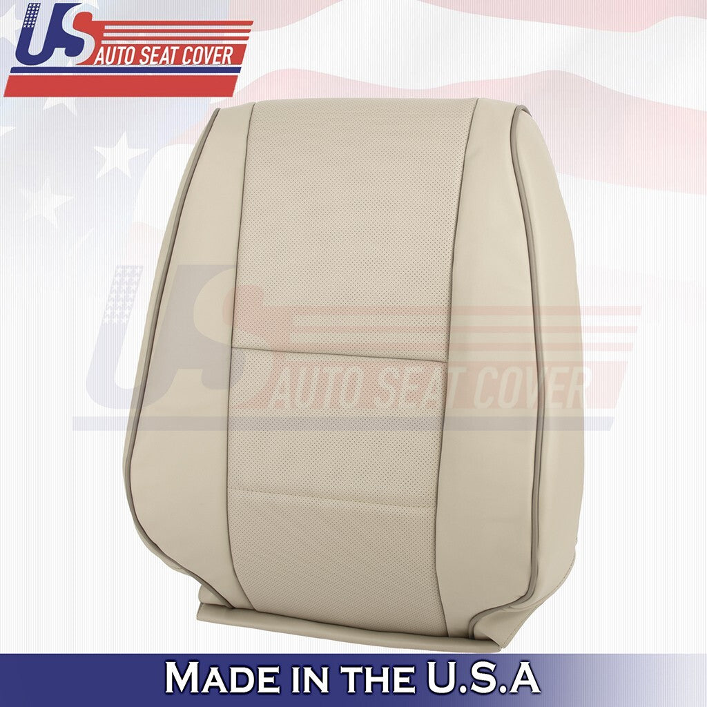 2001 to 2005 For Lexus IS300 Passenger Top & Bottom Perf Leather Seat Covers Tan
