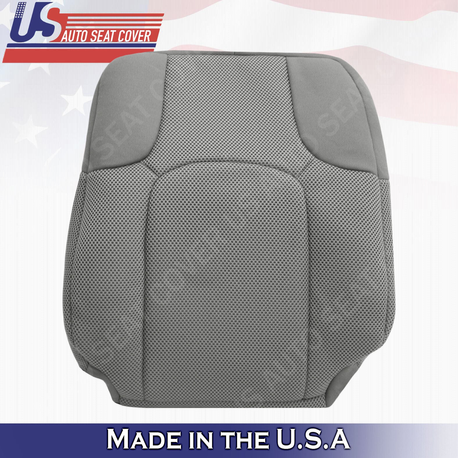 Fits For Nissan Frontier 2005 to 2019 Driver Top Cloth Seat Covers Steel Gray