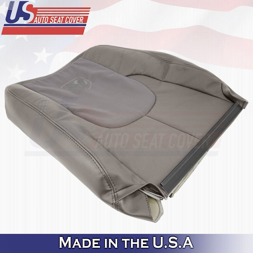 2002 2003 Fits Dodge Ram 2500 Laramie Driver Top Leather Seat Cover Taupe