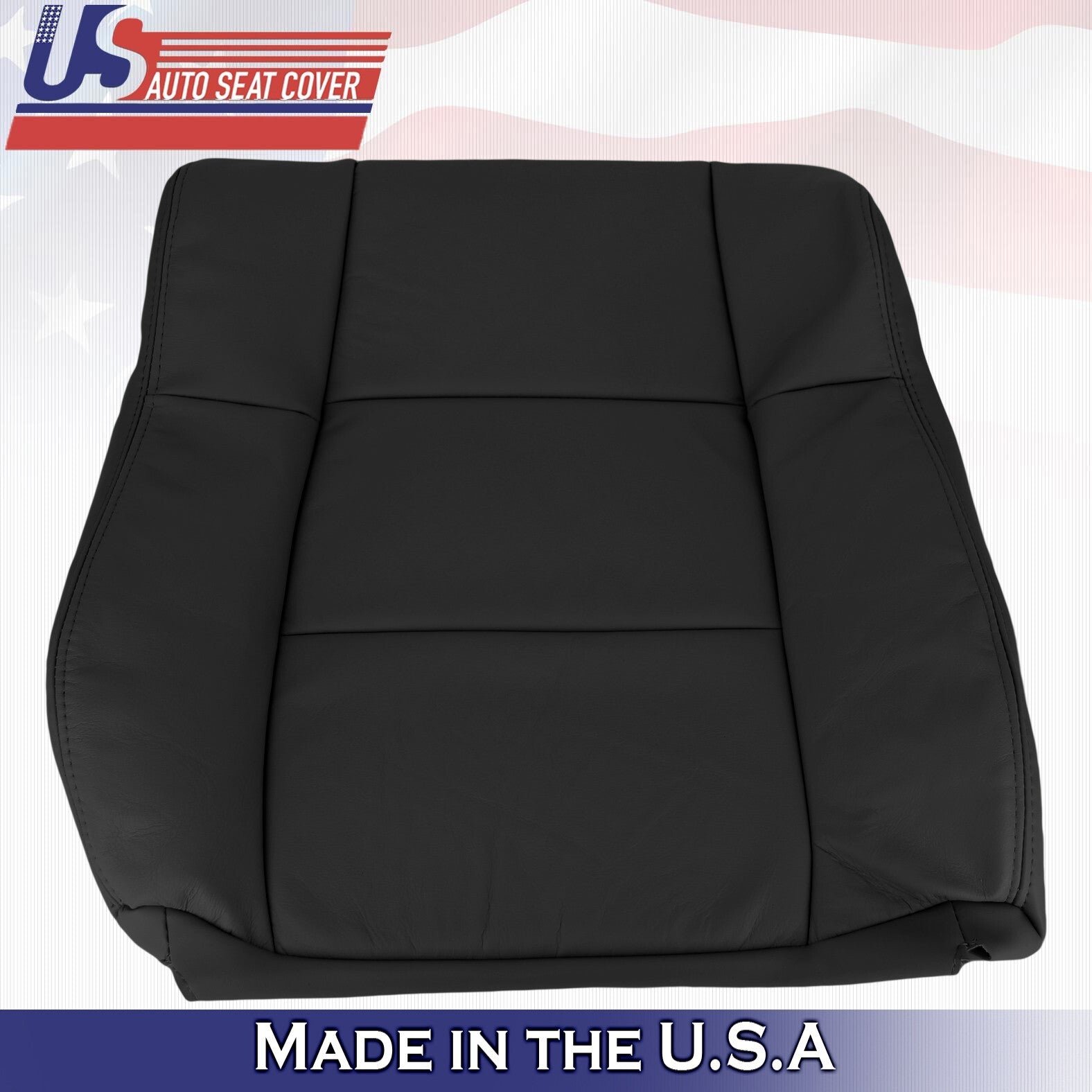 1997 1998 1999 For Lexus ES300 Driver Side Top Leather Seat Cover Black