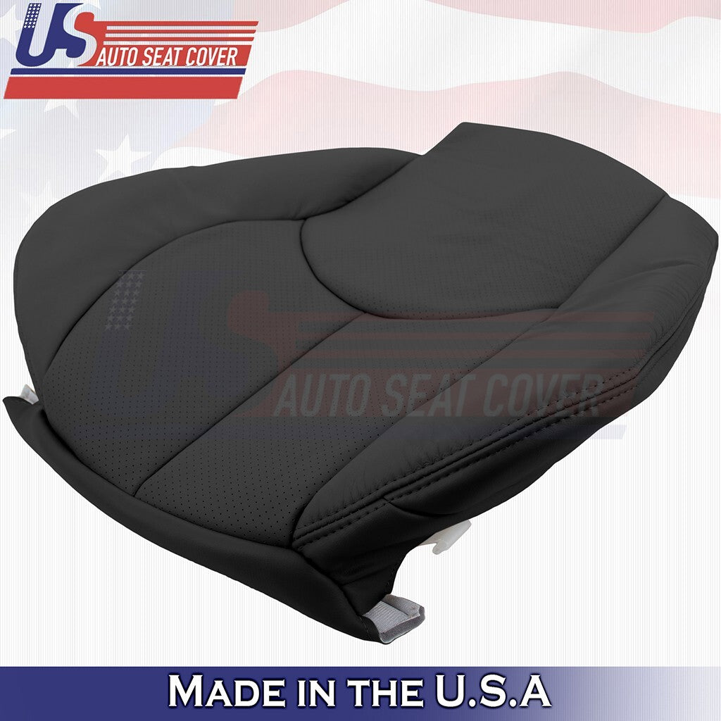 1996 to 2002 Fits Mercedes Benz SL600 RIGHT Bottom & Top Perf Leather Cover BLK