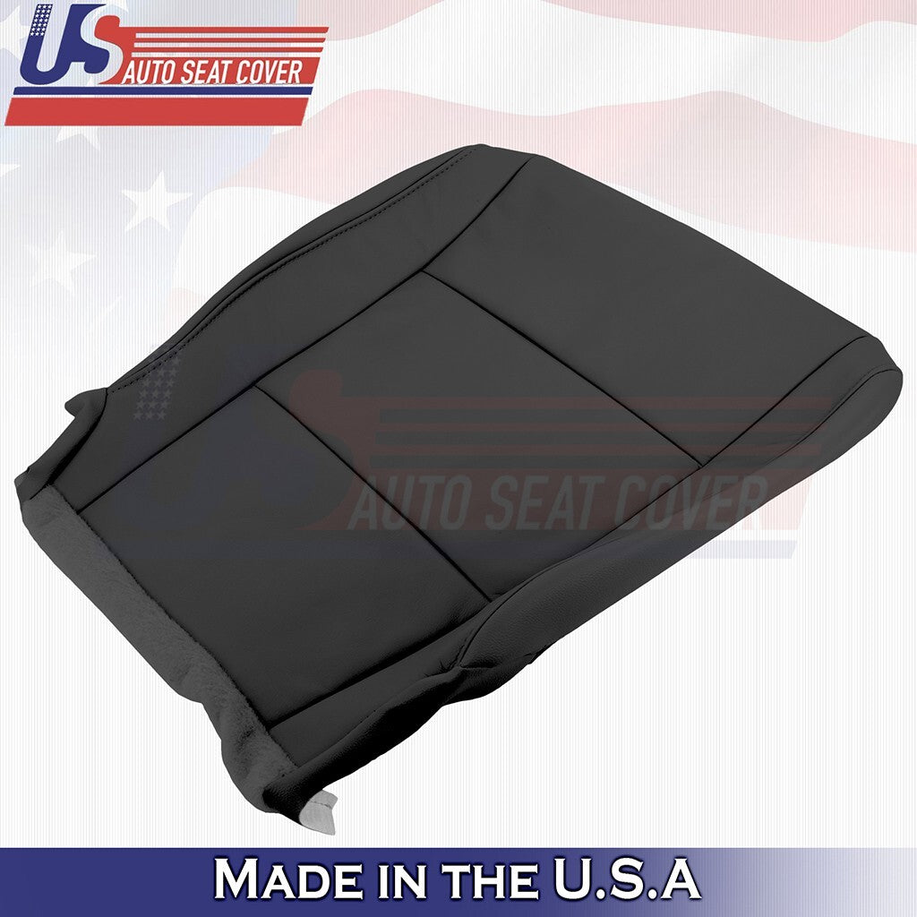 Front Set Tops & Bottoms Leather Cover Black 2009 2010 2011 Fits Honda Pilot