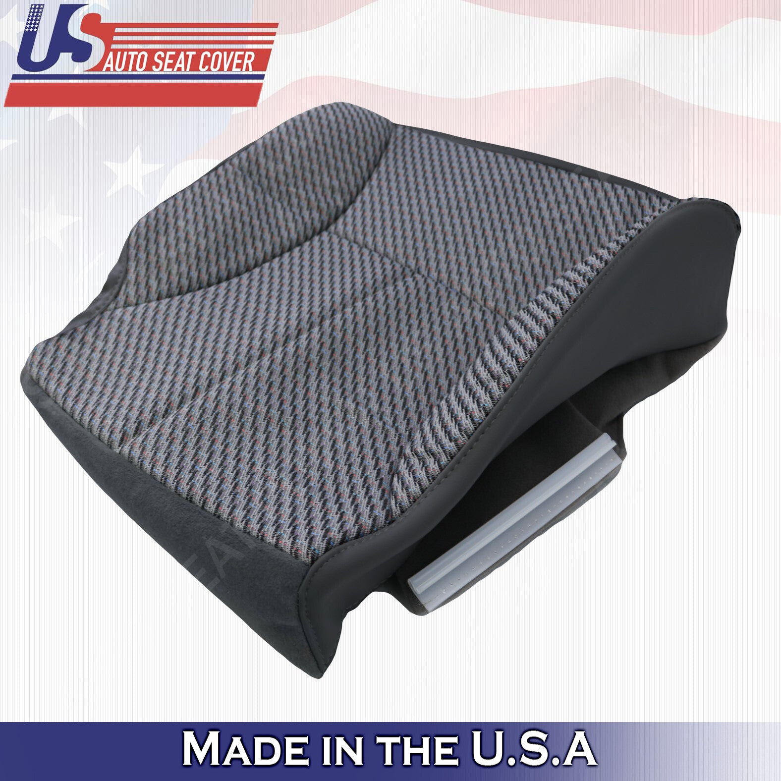DRIVER BOTTOM CLOTH COVER DK GRAY+FOAM CUSHION 1998-2002 FOR Dodge Ram EXT CAB