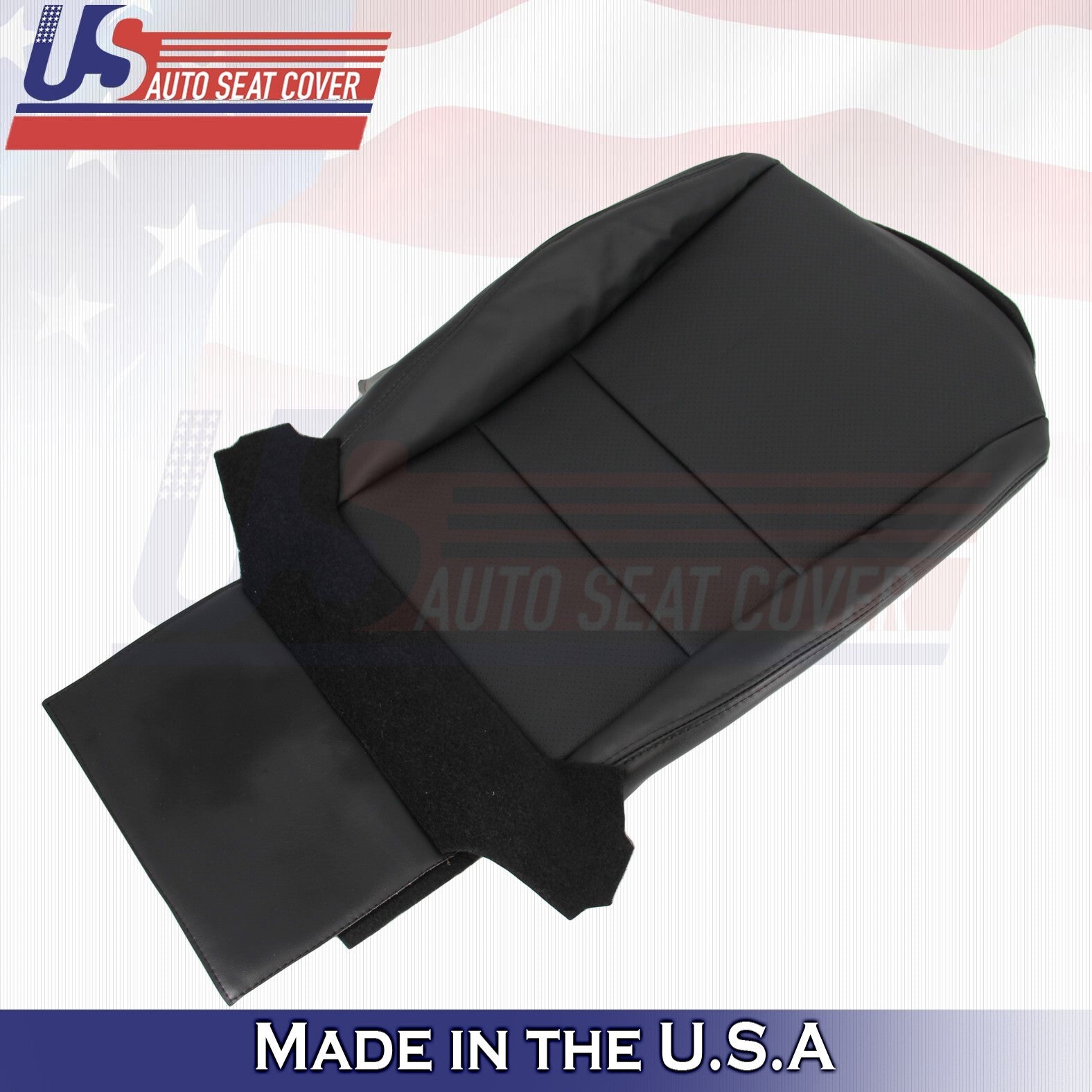2004 to 2008 For Acura TSX 2x Top & 2x Bottom Perforated Leather Seat Covers BLK