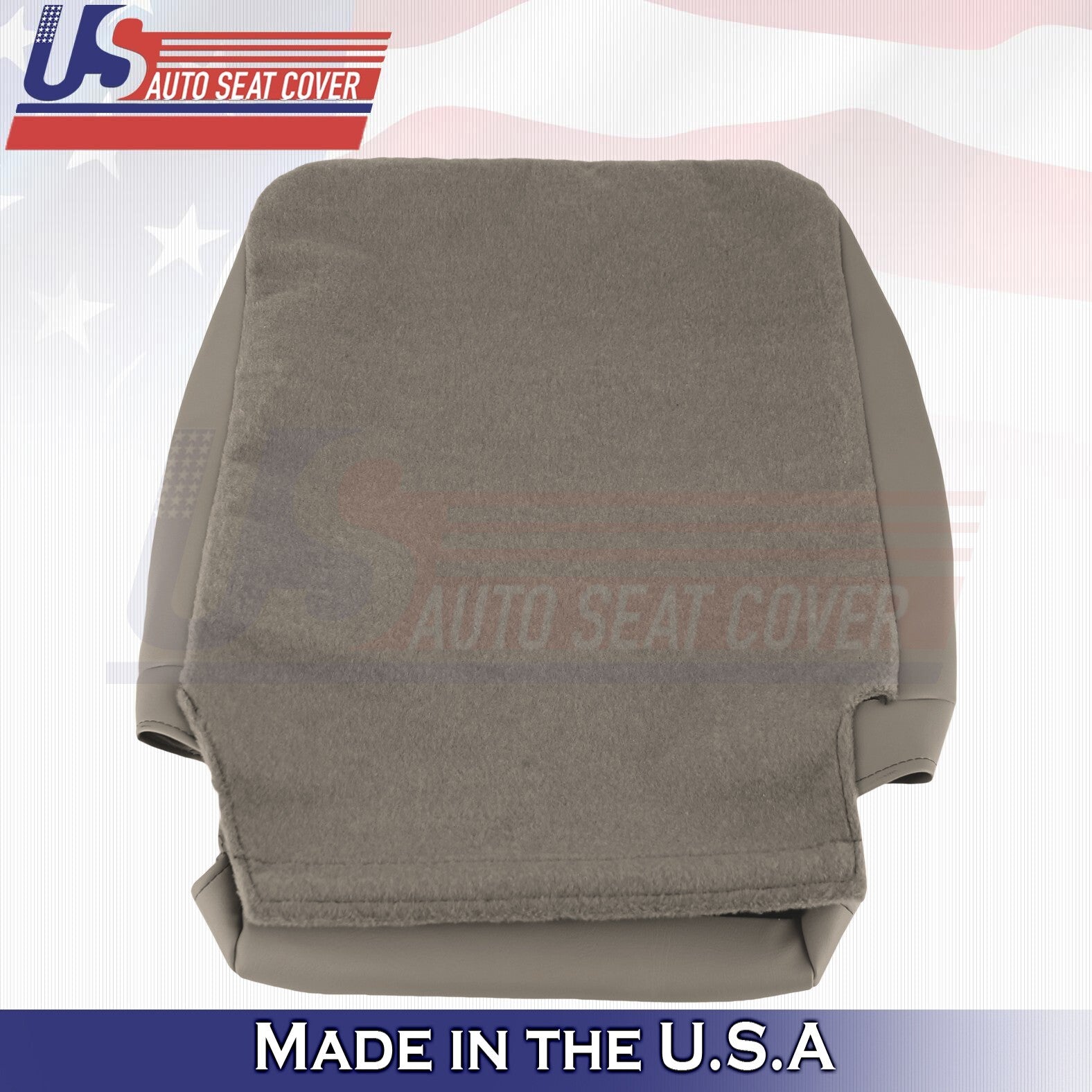 2015 For GMC Sierra Denali Rear Passenger Top & Bottom Leather Seat Covers Tan