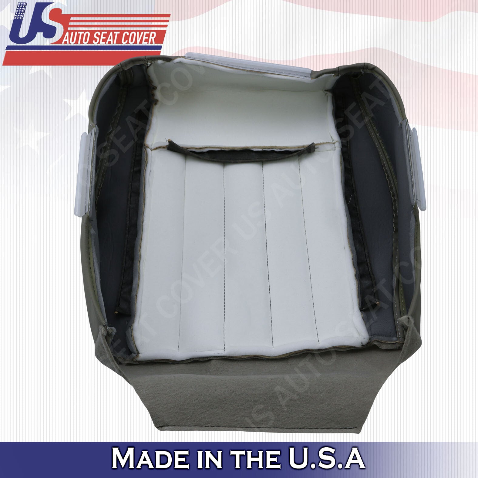 2005 2006 2007 For Jeep Liberty Limited DRIVER Bottom Leather Seat Cover Gray