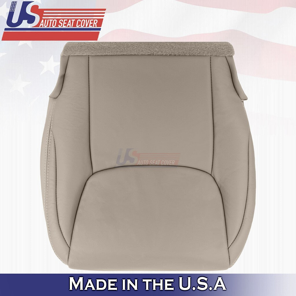2004 to 2010 For Toyota Sienna Front Set Bottoms & Tops Leather Seat Cover Tan