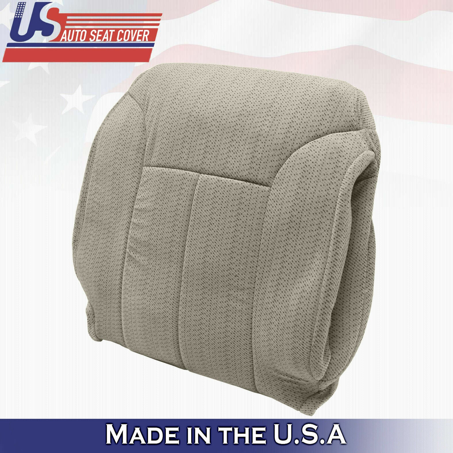 1995 to 1999 For Chevy Tahoe Suburban 2x Tops & 2x Bottoms Cloth Seat Cover Tan