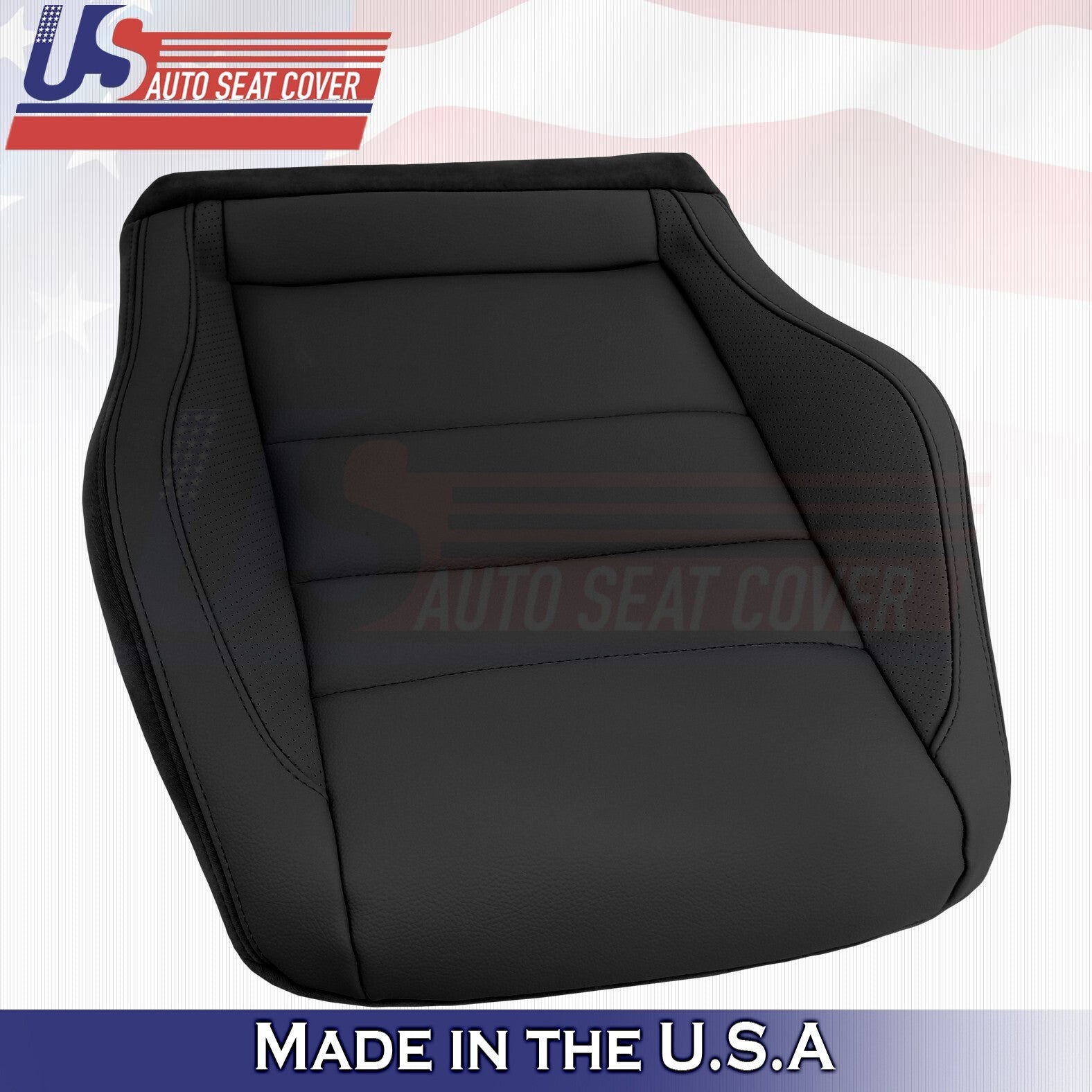 2010-2017 For Mercedes Benz E350 Coupe Leather Perf Passenger Bottom Cover Black
