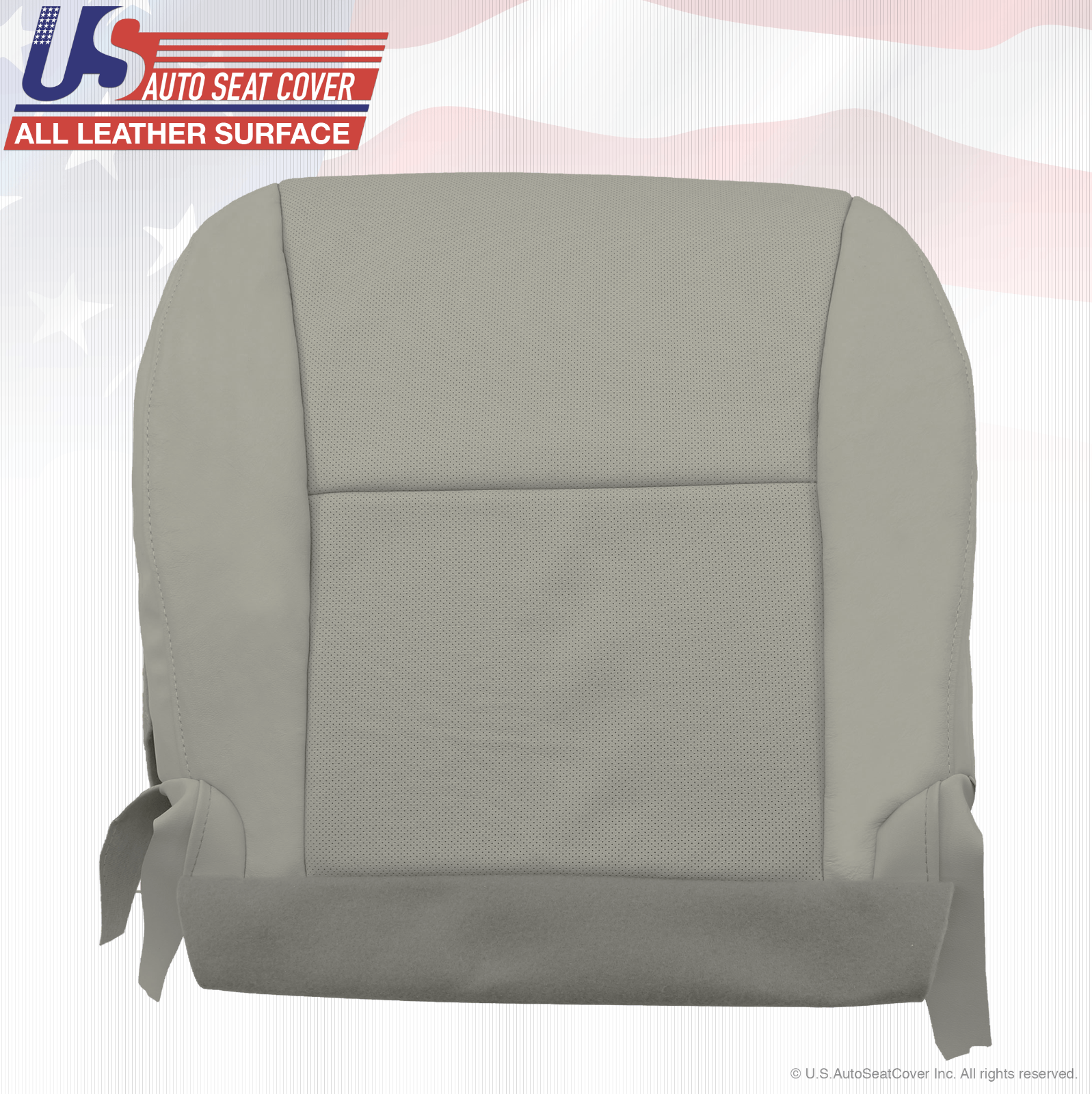 2010 to 2015 Fits Lexus RX450H RX350 Passenger Bottom Leather Seat Cover Gray