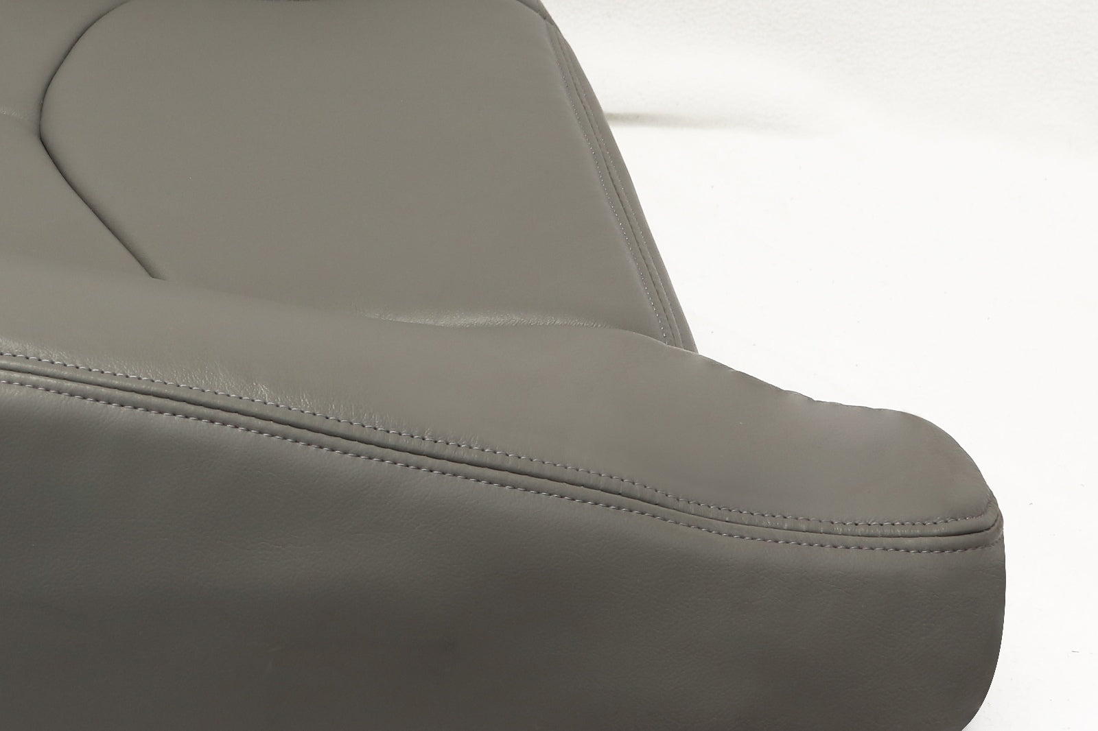 2003 2004 2005 2006 Chevy Silverado Driver Top LEAN BACK Leather Seat Cover Gray