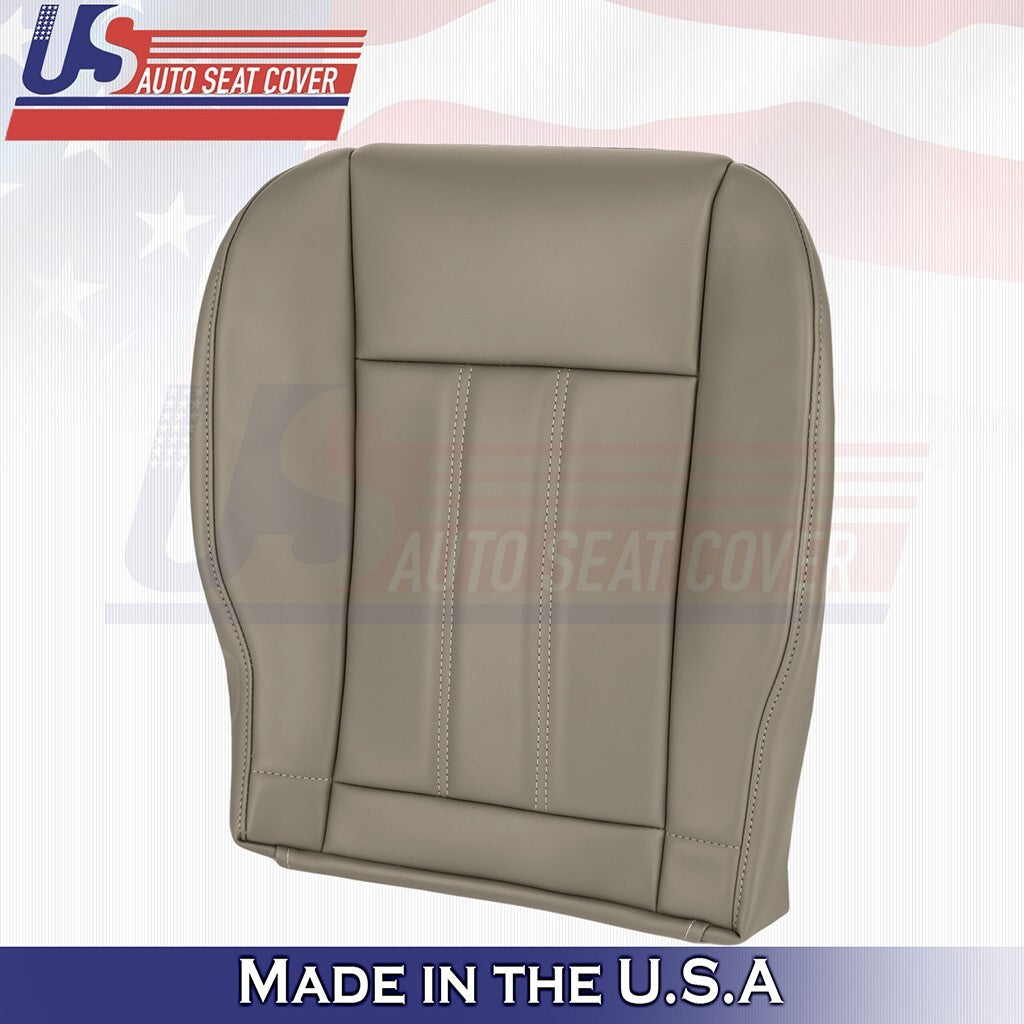 2008 to 2016 For Chrysler Town & Country Driver Bottom Leather Seat Cover Tan
