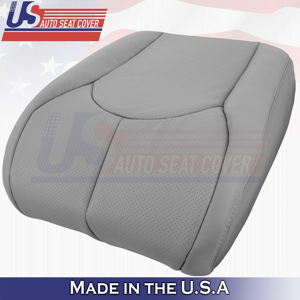 1996 to 2002 For Mercedes Benz SL500 RIGHT Bottom & Top Perf Leather Cover Gray