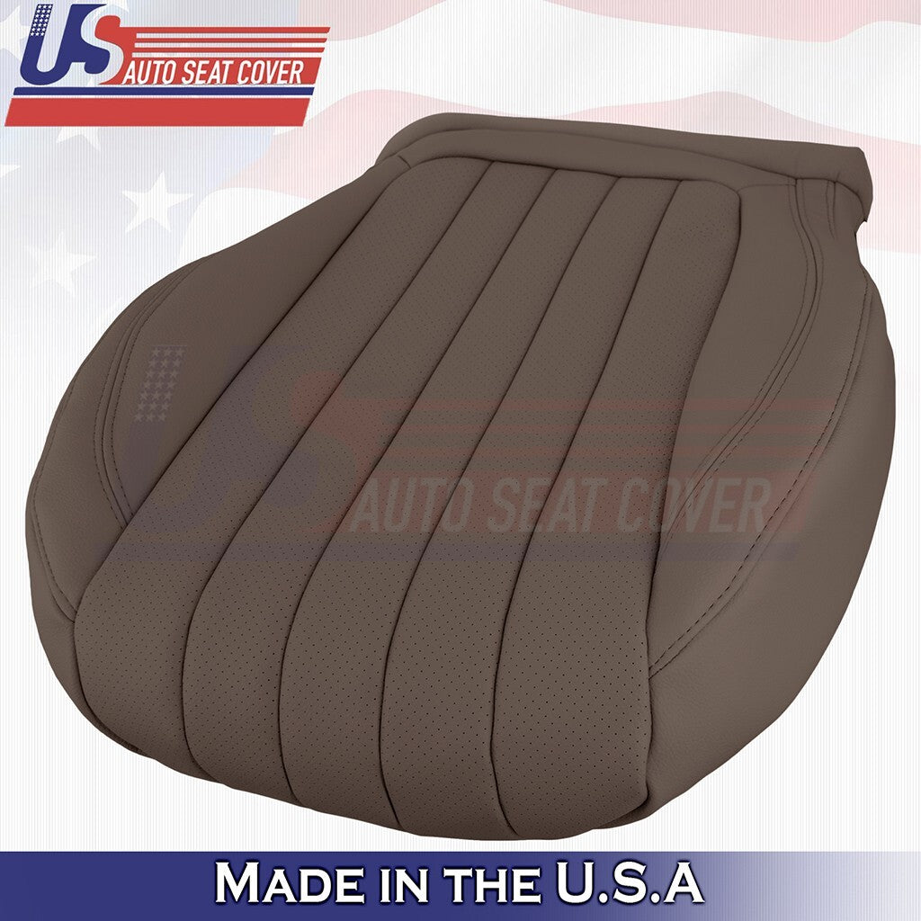 2017 to 2020 For Mercedes Benz E400 Driver Bottom Synth Leather Cover Nut Brown