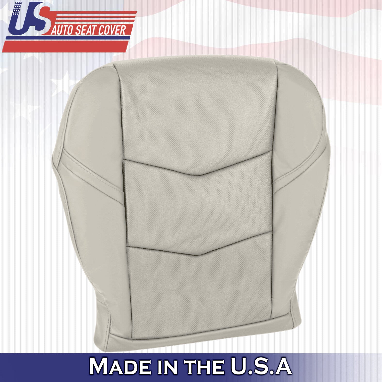 2015 to 2020 For Cadillac Escalade Passenger Side Bottom Leather Seat Cover Tan