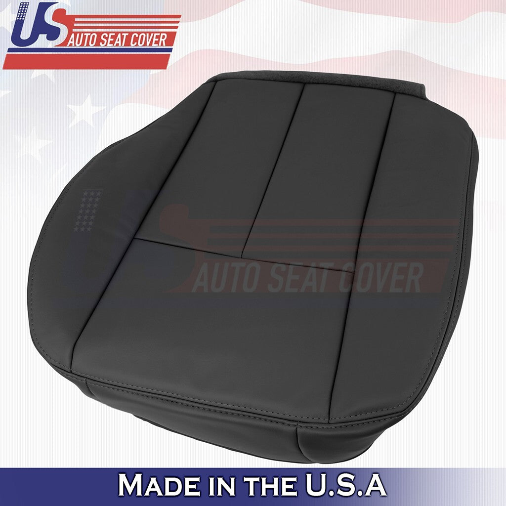 2005-2009 FITS GMC Envoy DRIVER & PASSENGER Bottoms Leather Cover Black
