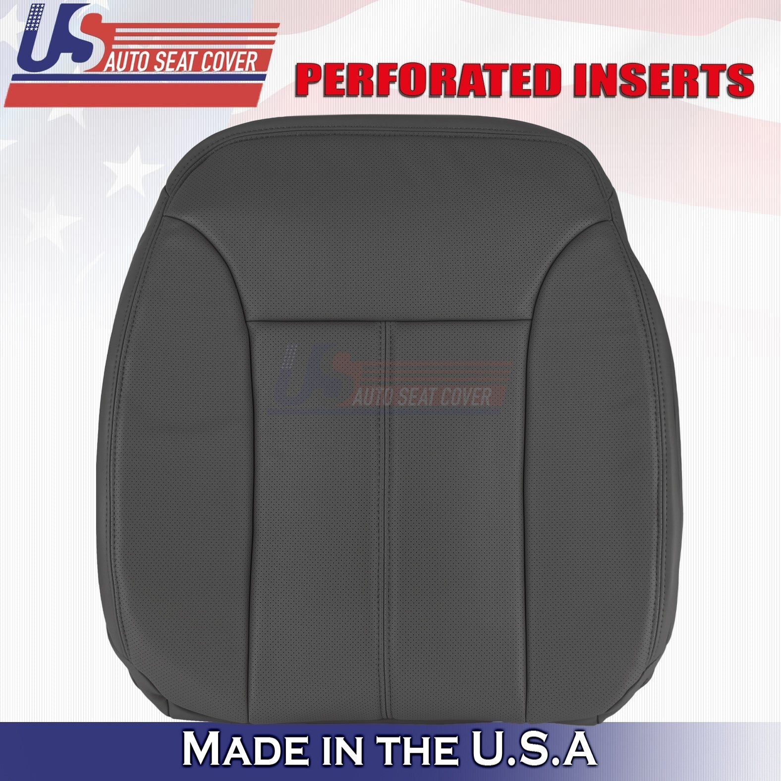 2007 to 2012 For Mercedes GL350 GL450 Passenger Top & Bottom Leather Covers BLK