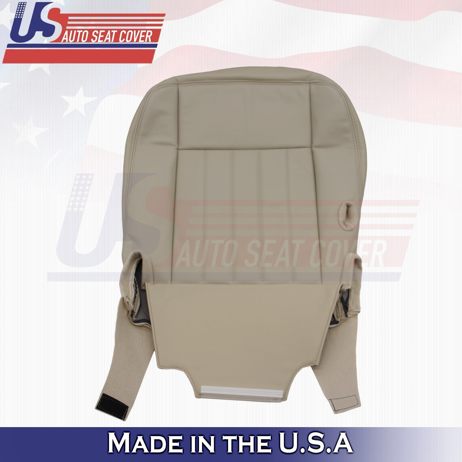 2003 to 2005 For Lincoln Town Car Driver Bottom Leather Cover Med Camel Tan