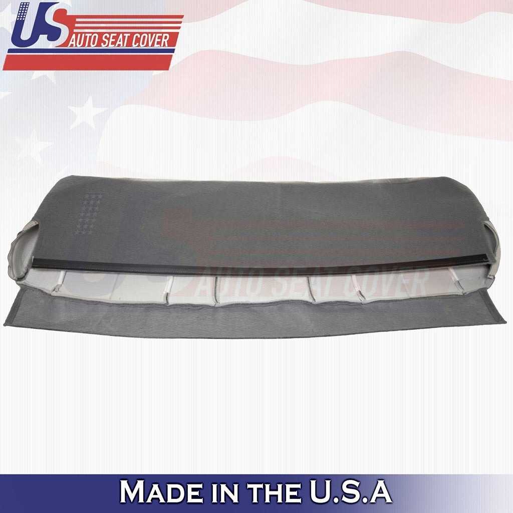 1995 to 2000 For Chevy Silverado C/K 1500 Rear Bench Bottom&Top Cloth Cover Gray