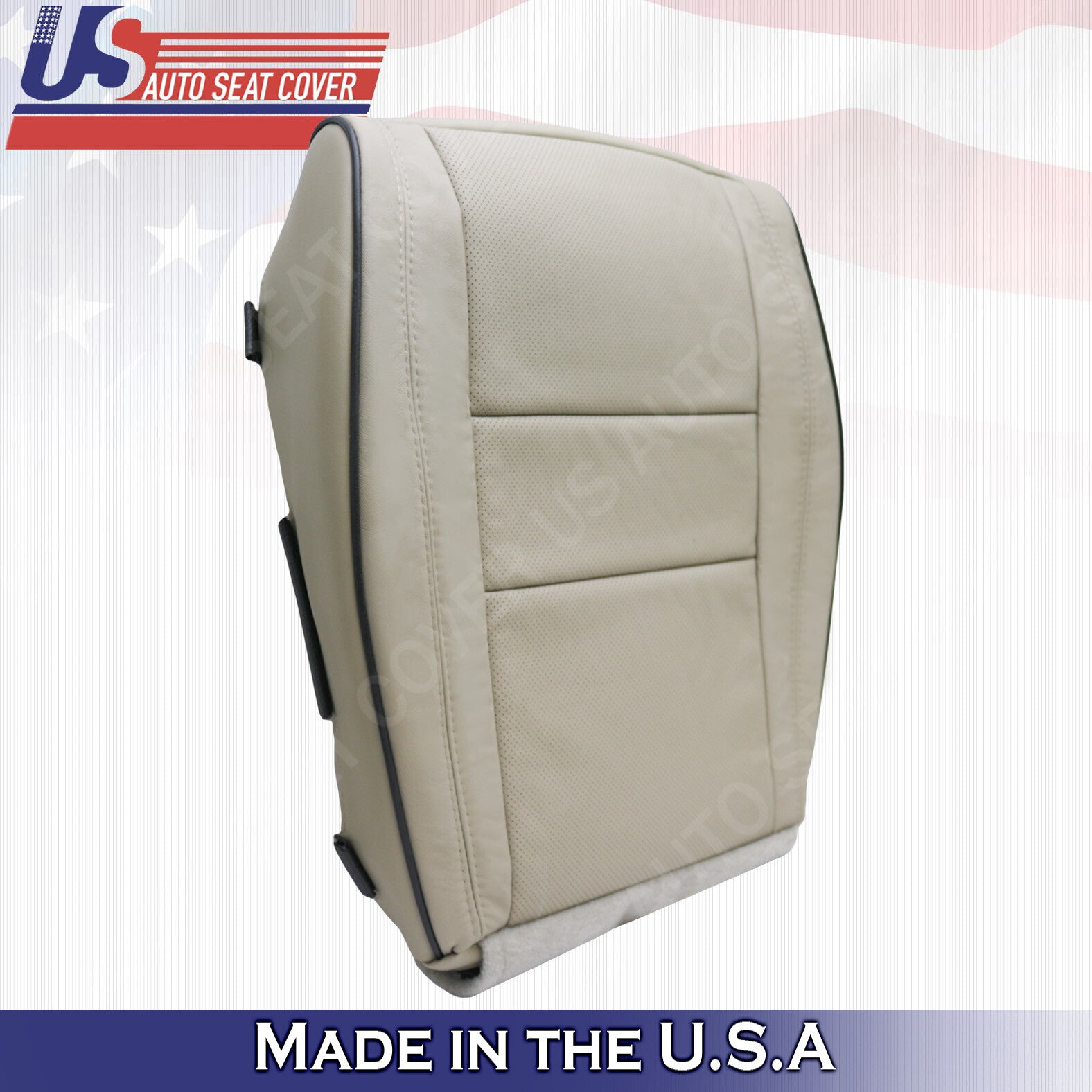 2011 to 2020 For Jeep Grand Cherokee Overland PASSENGER BOTTOM Leather Cover Tan