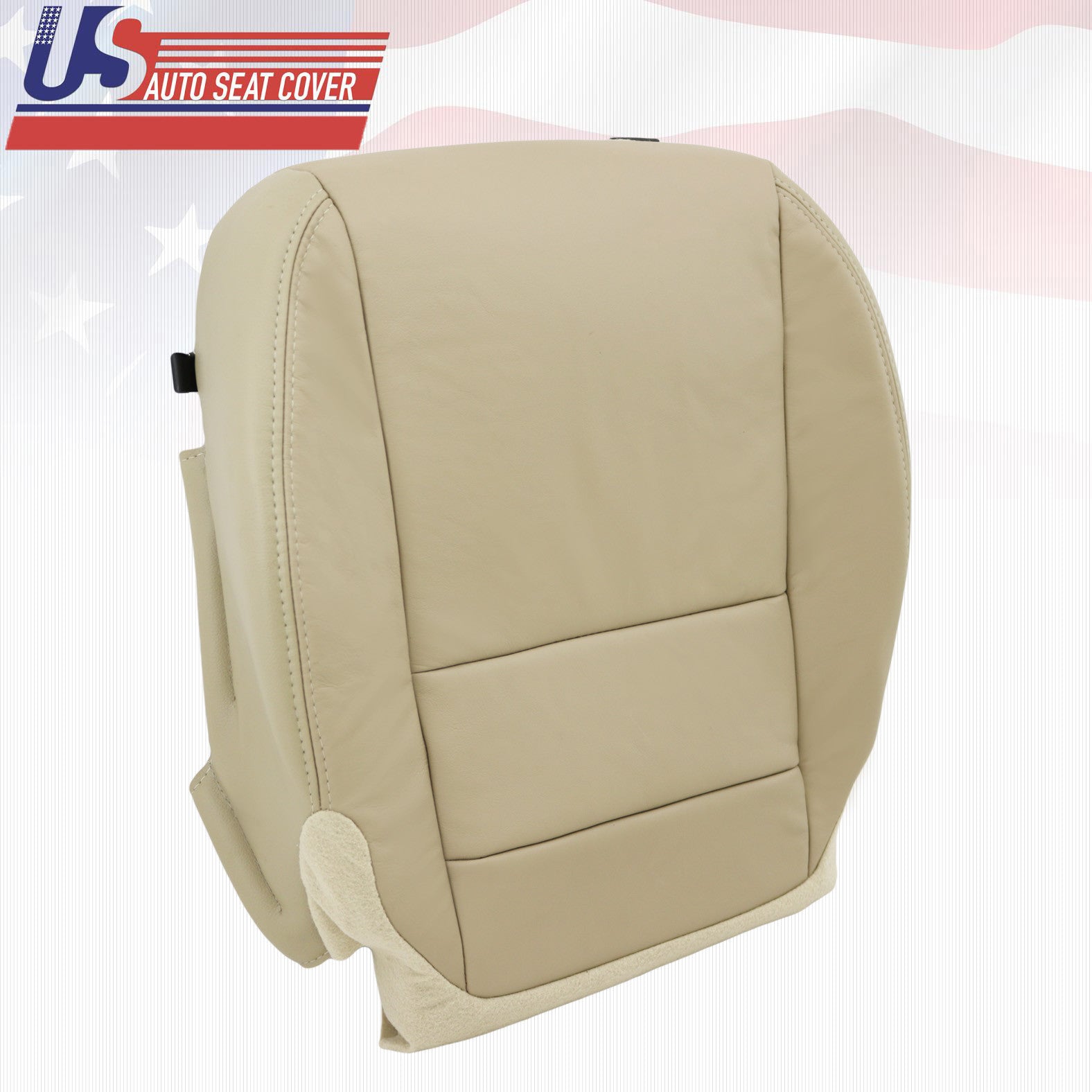 Front 2x Bottoms Acura MDX For 2007 to 2013 in Leather Replacement -TAN-