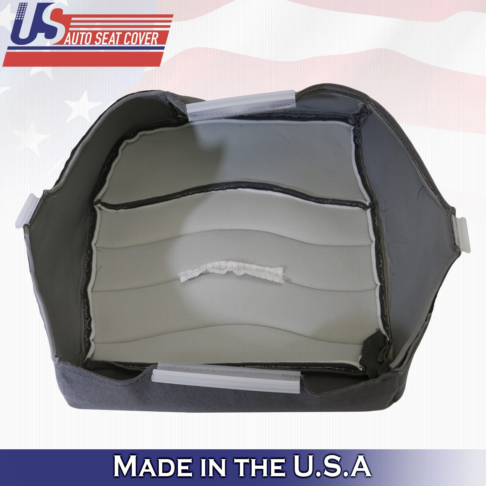 DRIVER BOTTOM CLOTH Seat Cover GRAY 2000 Ford F250 F350 F450 F550 XLT