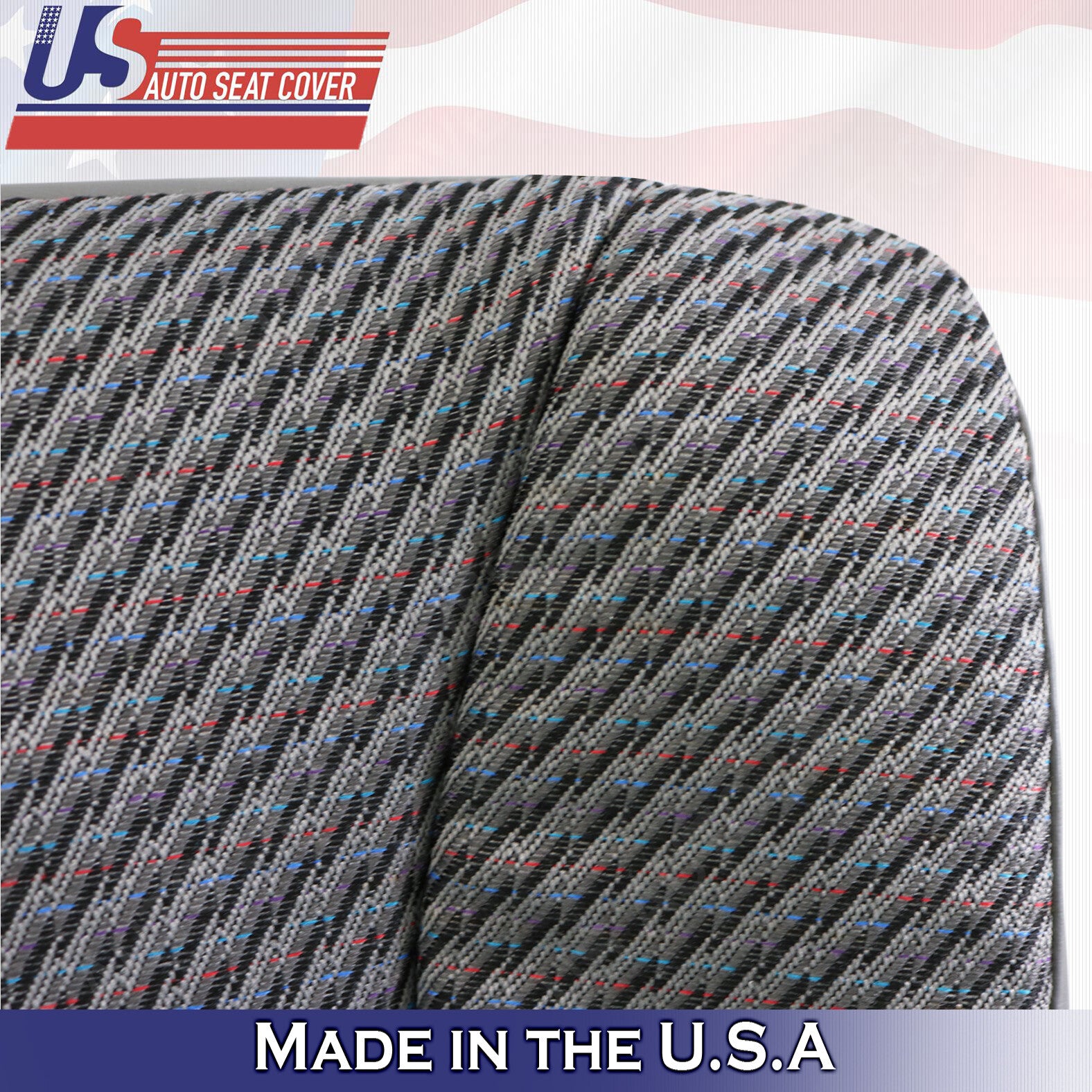 W/T & Regular Cab 1998-2002 For Dodge Ram 1500 SLT Front Cloth Seat Covers Gray