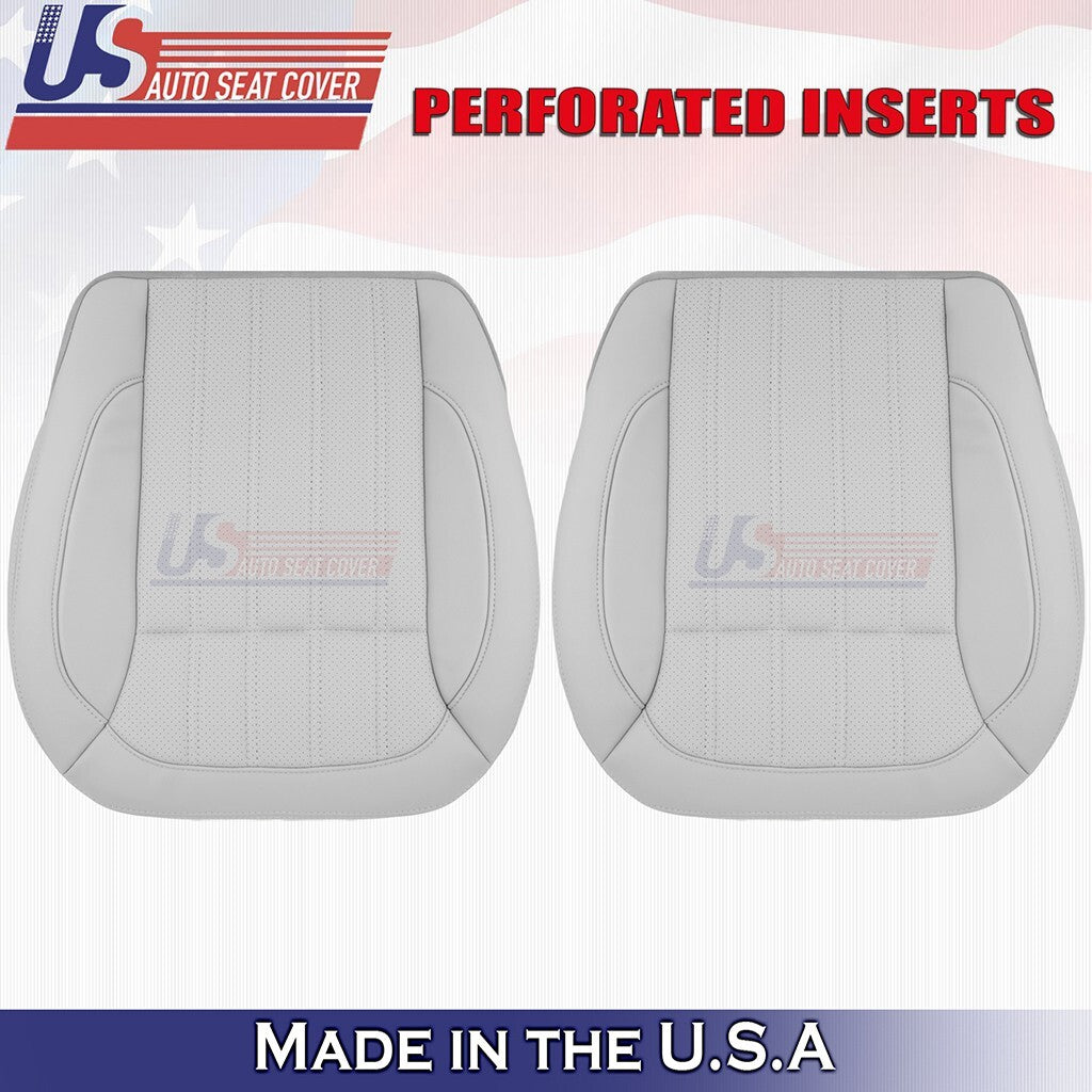 2018 For Mercedes Benz GLE550 Driver & Passenger Bottoms Leather Seat Cover Gray