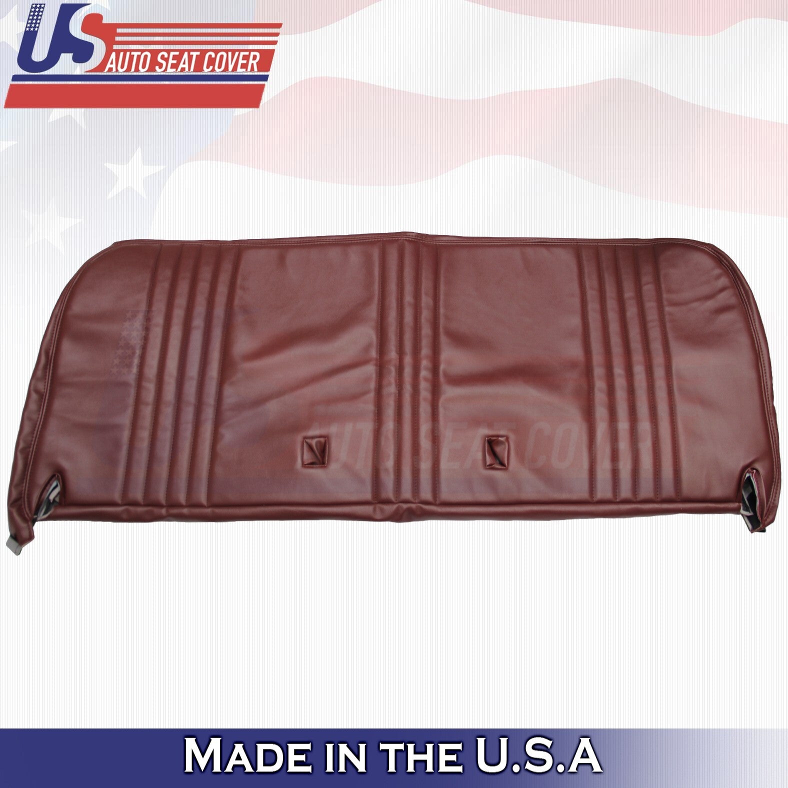 1997 For GMC Sierra C/K 1500 2500 3500 Front Bottom Bench Vinyl Seat Cover Red