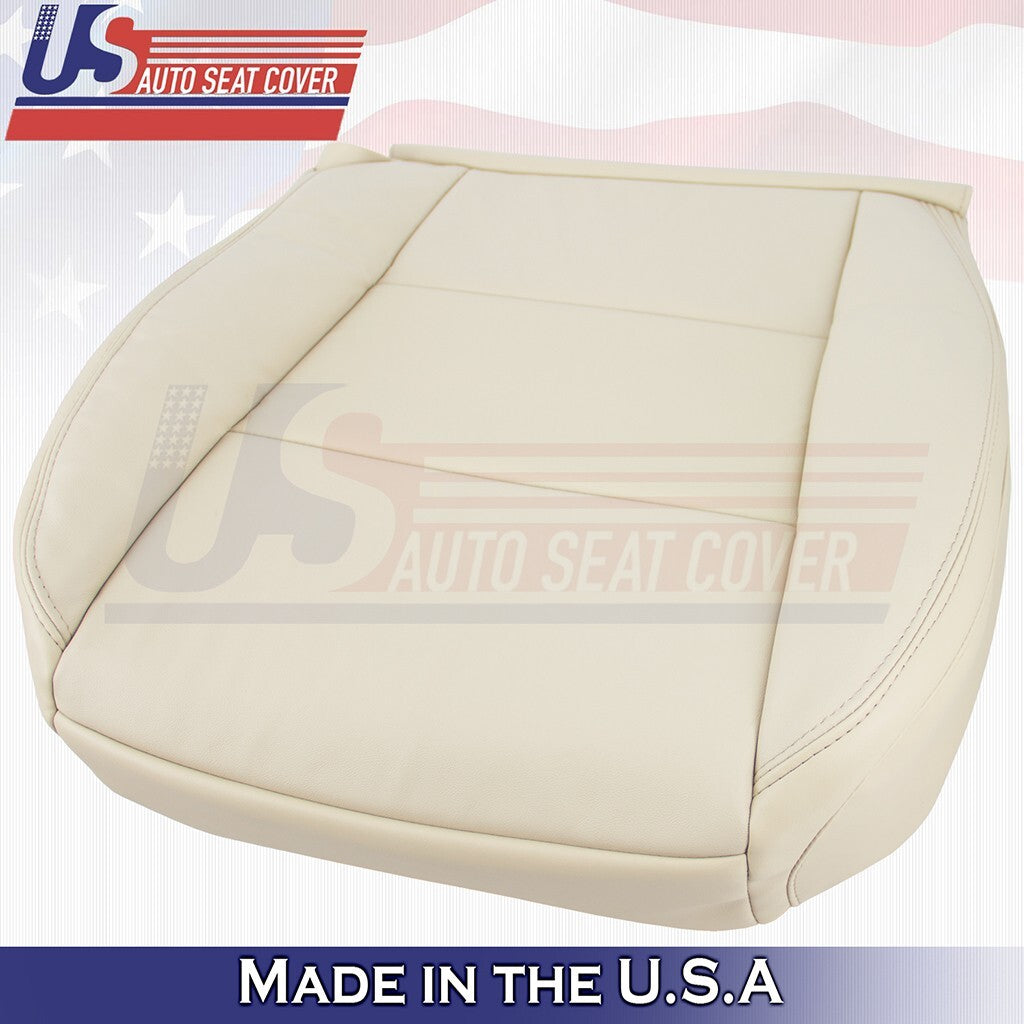 2013 to 2018 Fits Toyota Avalon XLE Driver Top& Bottom Leather Cover Almond Tan