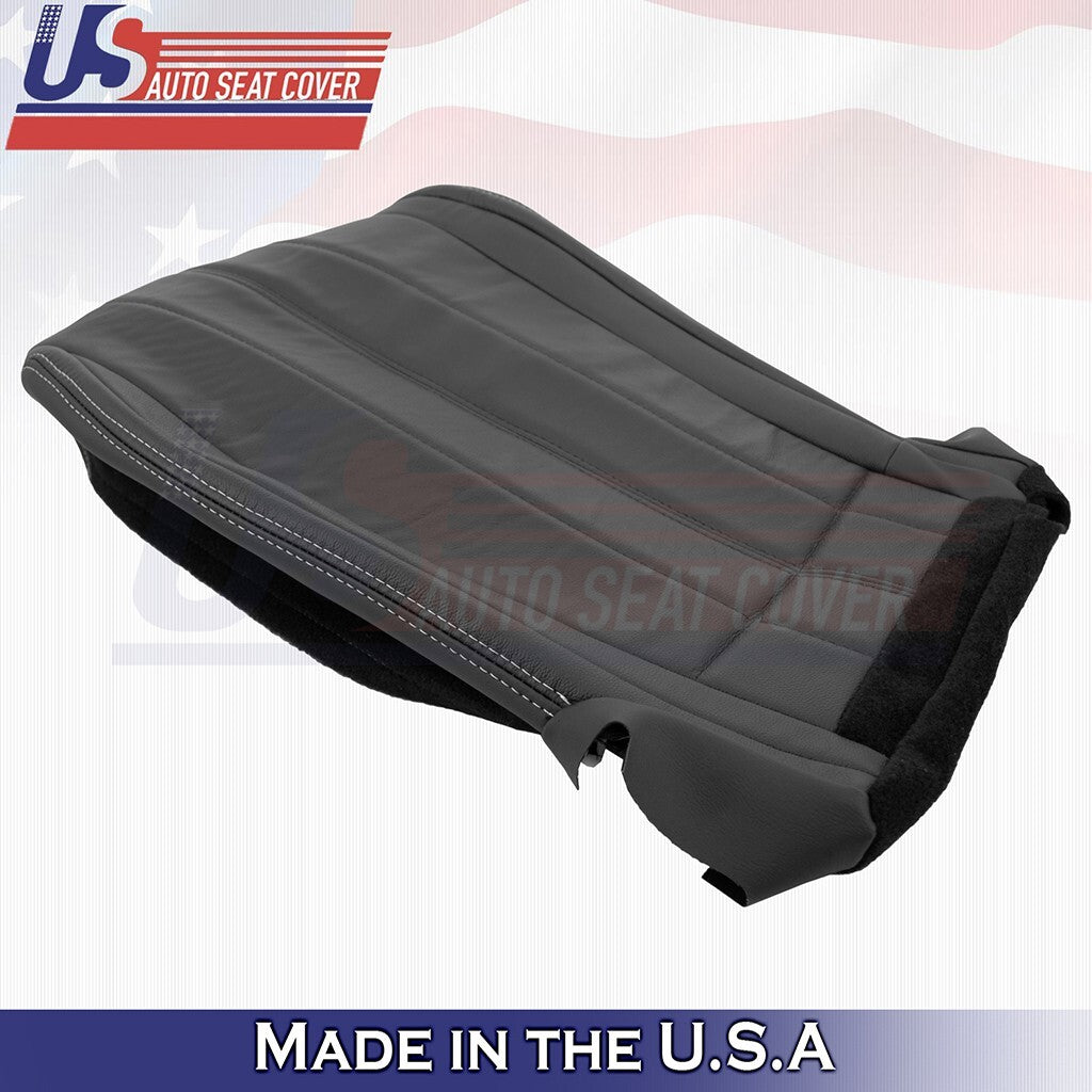 2014 For Infiniti QX70 Passenger Side Bottom Genuine Leather Seat Cover Black