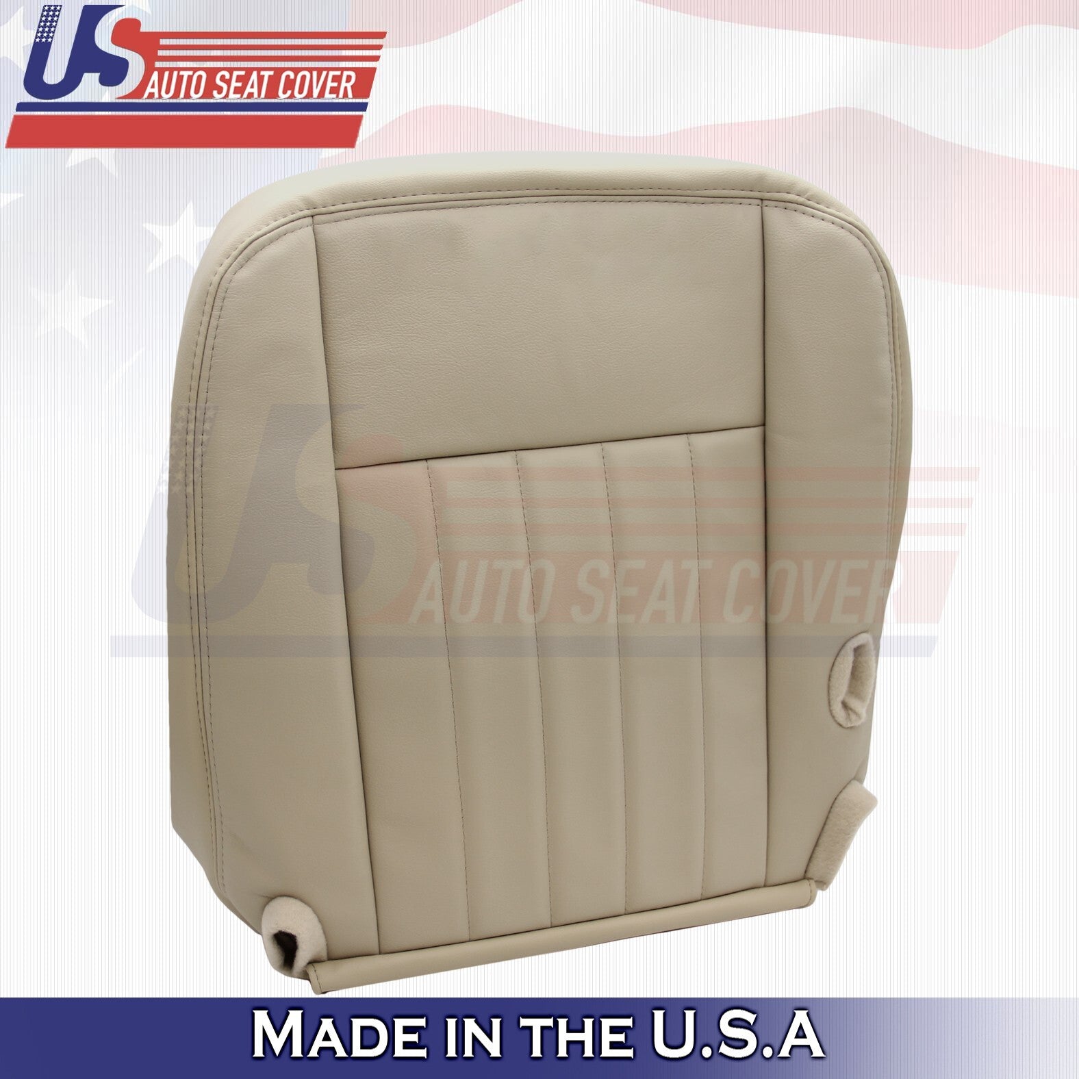 2003 to 2005 For Lincoln Town Car Driver Bottom Leather Cover Med Camel Tan