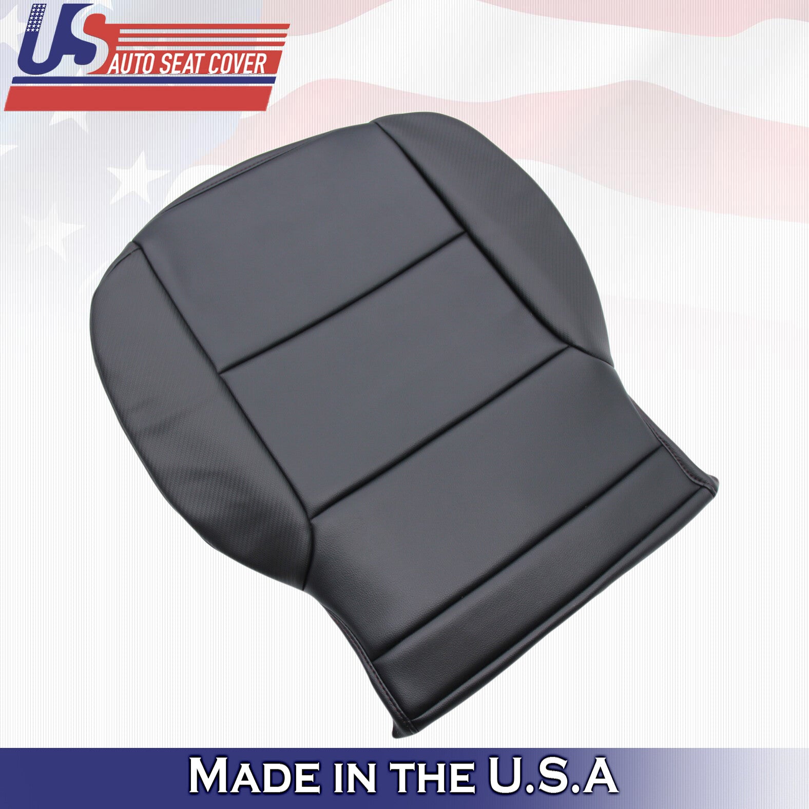 Passenger Bottom Leather Cover Black Fits For 2014 - 2019 GMC Sierra All-Terrain