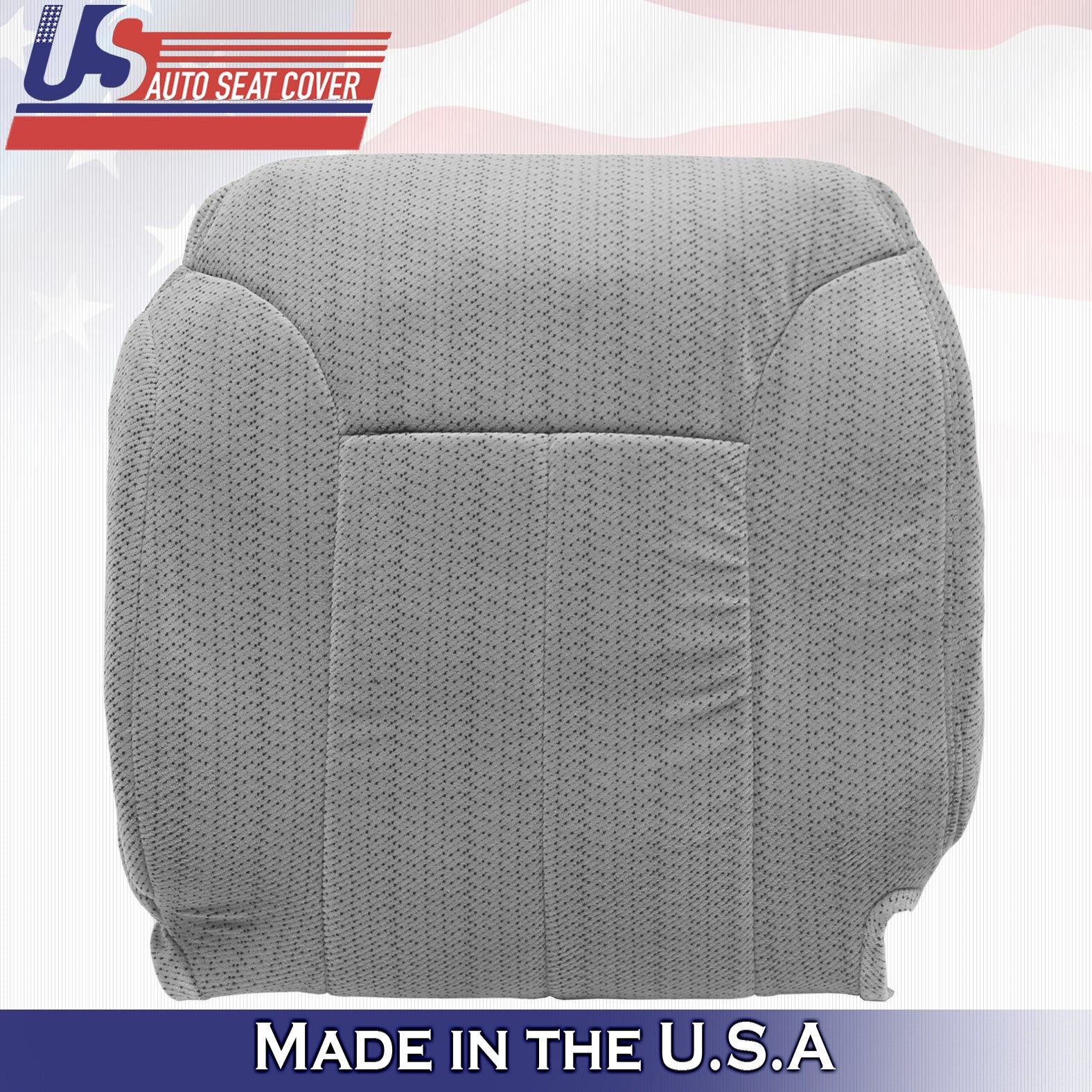 1995 to 1999 Fits Chevy Tahoe Front Set Tops & Bottoms+ Armrest Cloth Cover Gray