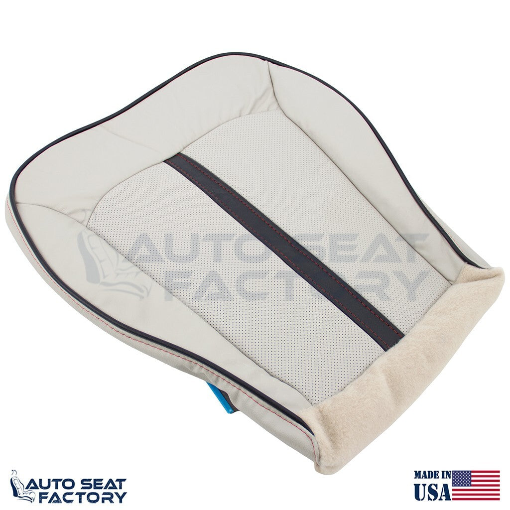 2011 -2015 Fits Lincoln MKX RIGHT Bottom Ceramic/black Vinyl Seat Cover, Perf