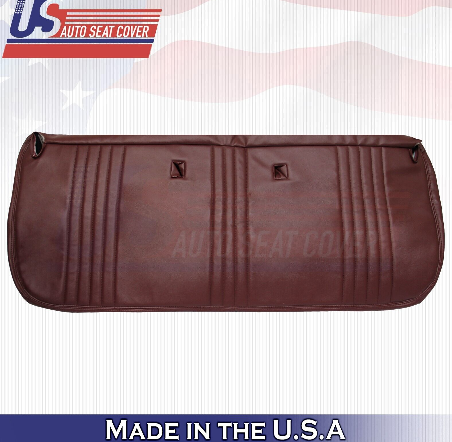 1996 For GMC Sierra C/K 1500 2500 3500 Front Bottom Bench Vinyl Seat Cover Red