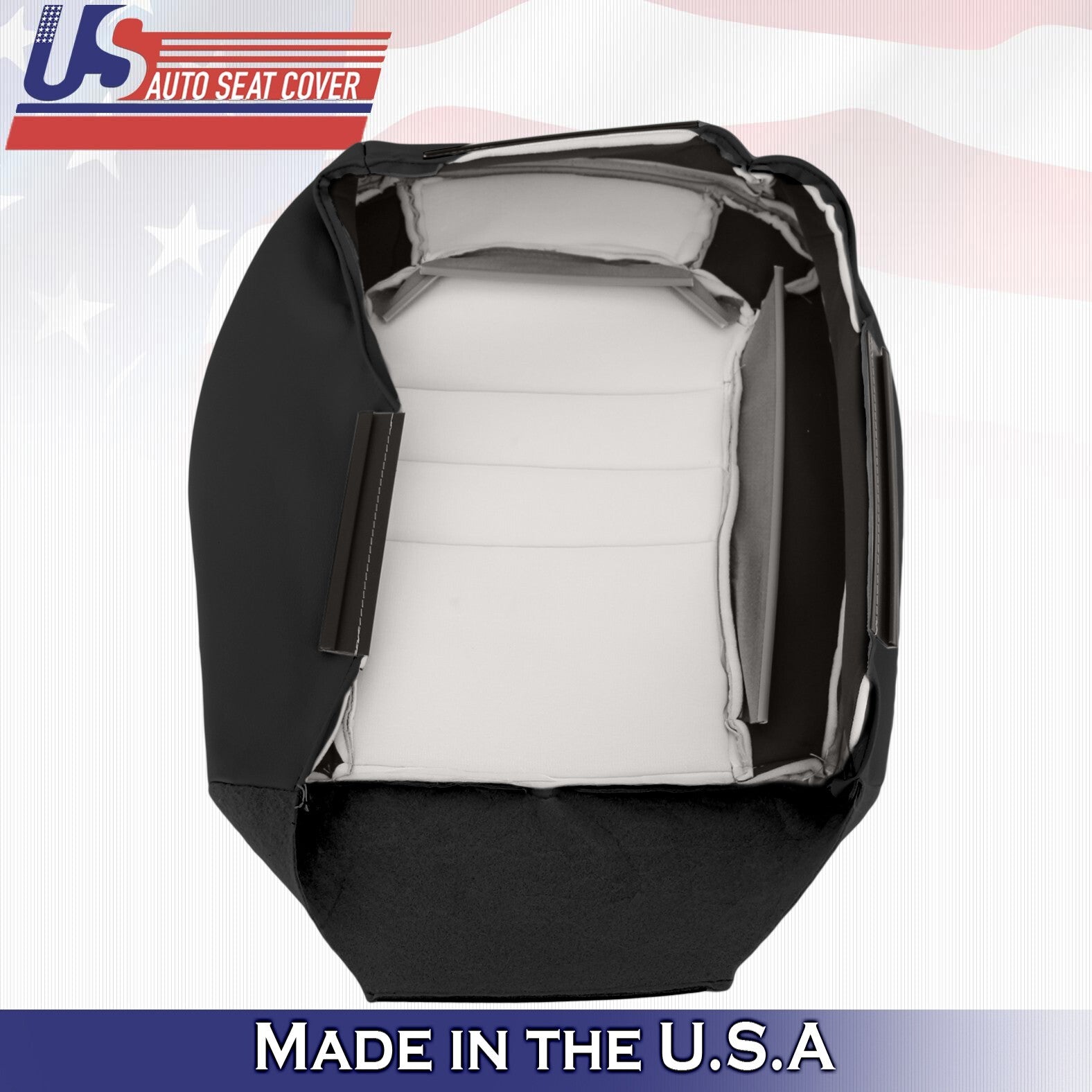2002 2003 2004 Fits Jeep Liberty Driver Bottom Leather Seat Cover Dark Gray