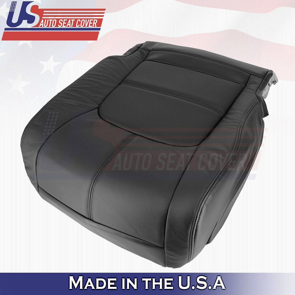 2011 to 2014 Fits Nissan Murano Passenger Bottom Leather Seat Cover Black