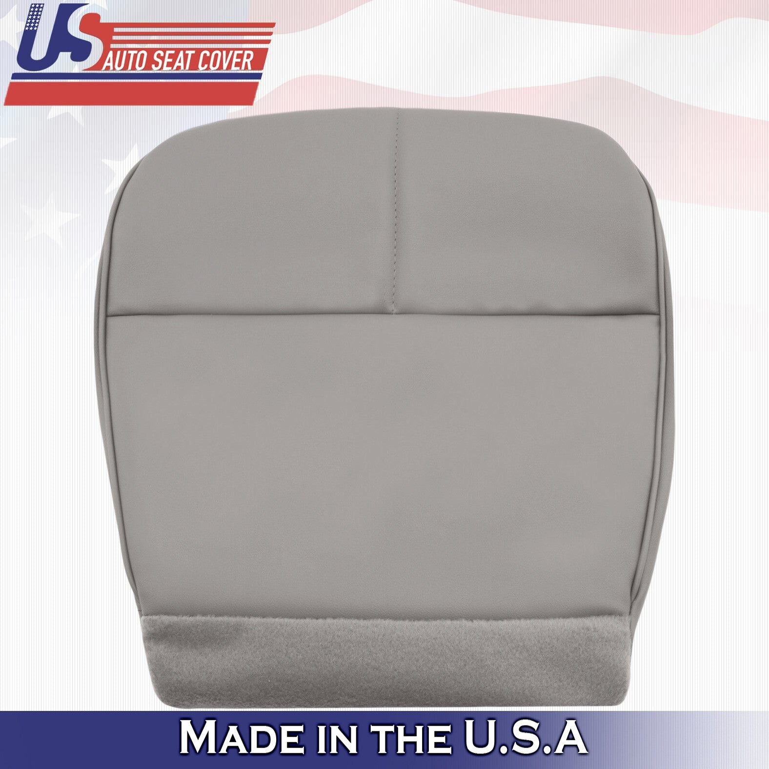 1992 to 1999 For Ford E150 Econoline Driver & Passenger Bottom Vinyl Covers Gray