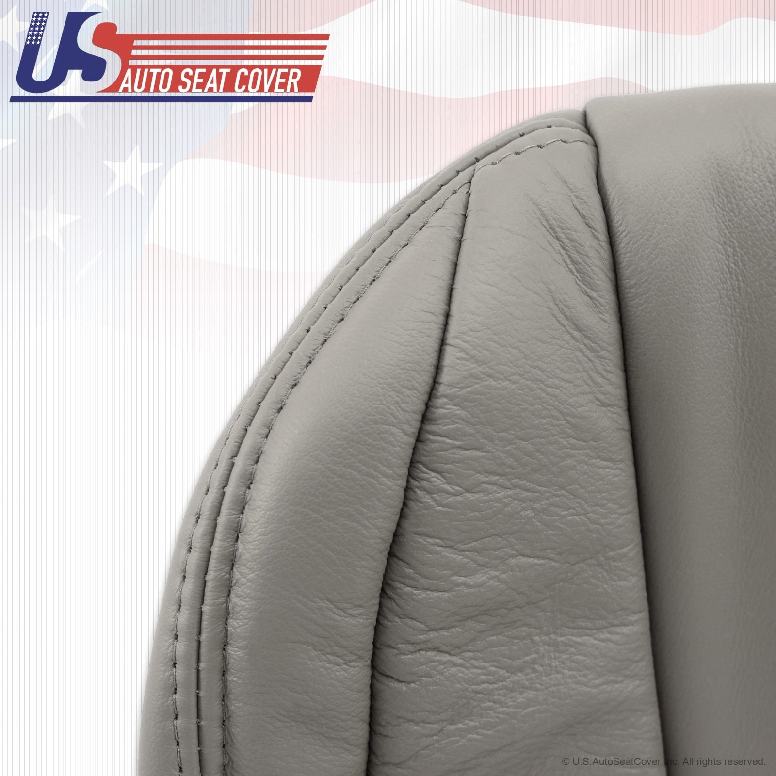 For 1996 to 2002 Toyota 4Runner Front "Left/ Right" Bottom Vinyl Seat Cover Gray