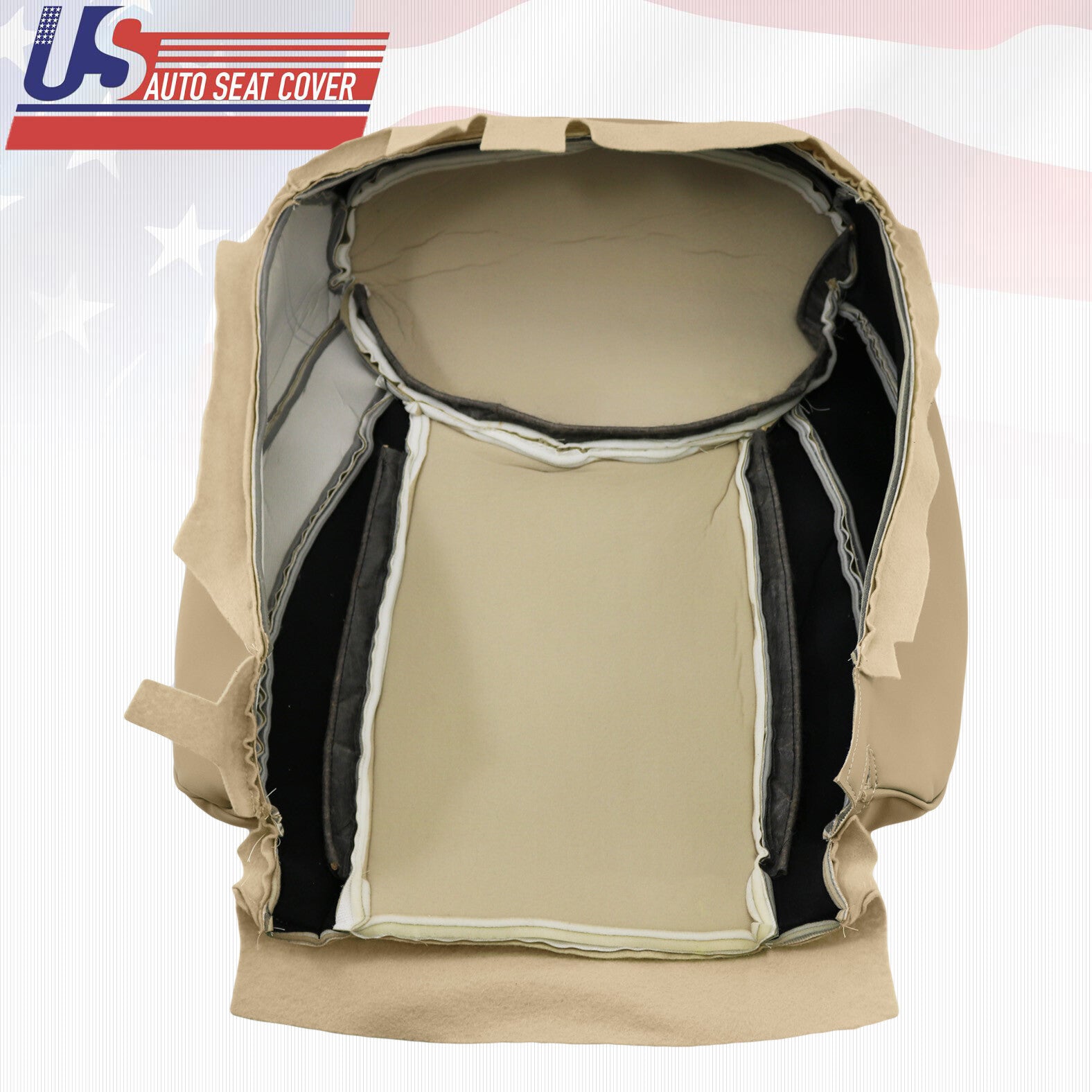 Driver & Passenger top Leather Seat Cover Tan For 2001 to 2006 Lexus LS430