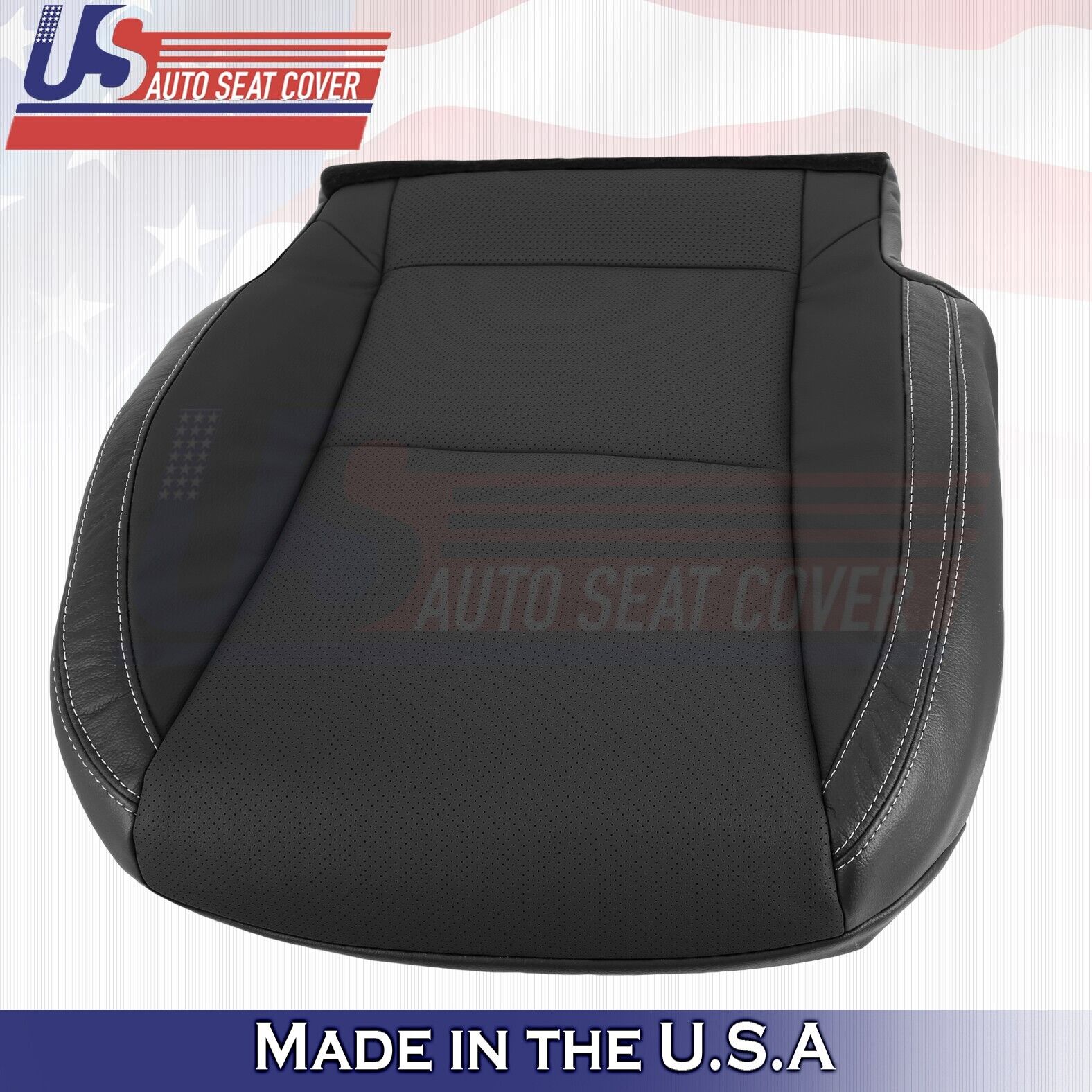 2010 2011 2012 2013 2014 2015 For Chevy Camaro Driver Bottom Leather Cover Black