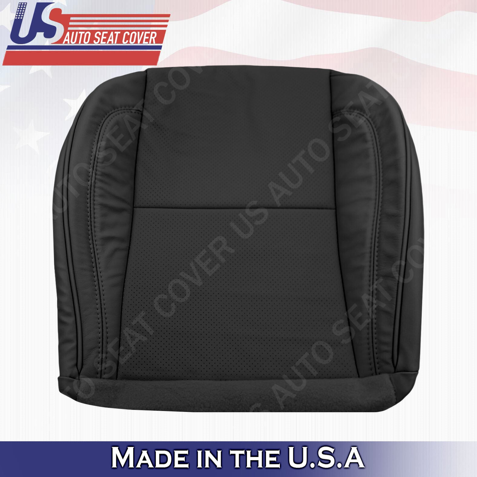 Fits 1998 - 2005 Lexus GS300 GS400 GS430 PASSENGER Perforated Leather Cover Blk