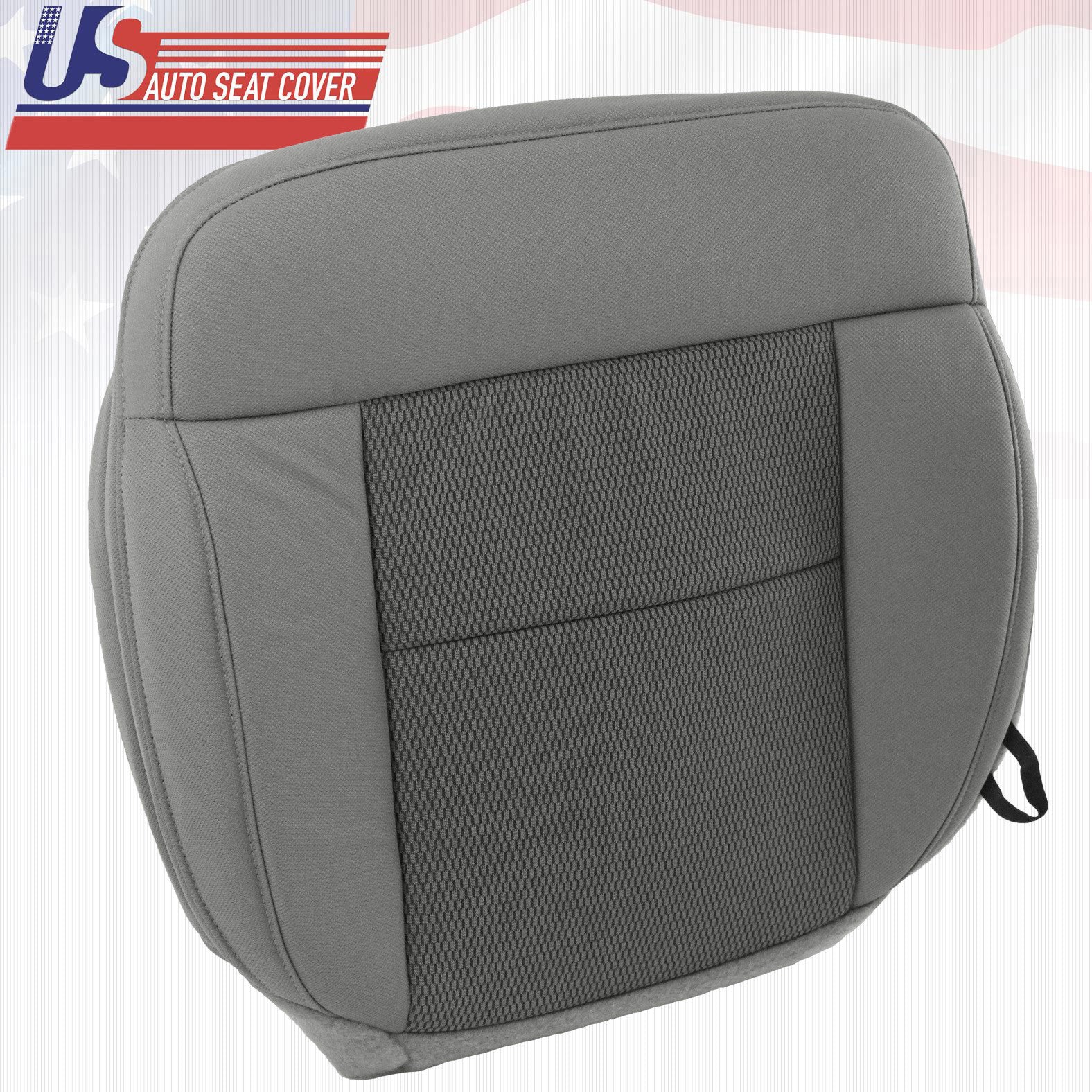 2004 -2006 Ford F150 Driver & Passenger Bottom Replacement Cloth Seat Cover Gray