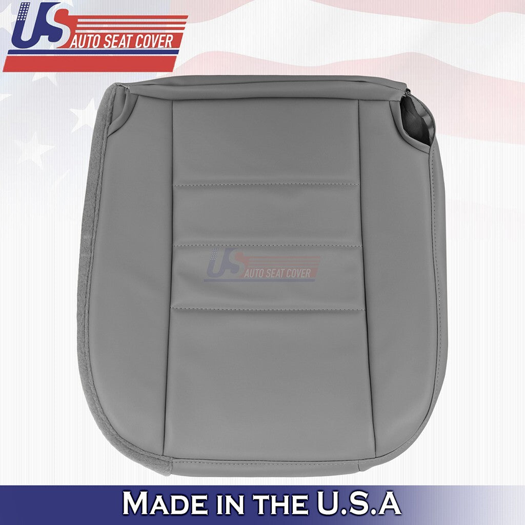 1997-2006 FOR Jeep Wrangler Driver Side Bottom Leather Seat Cover Mist Gray