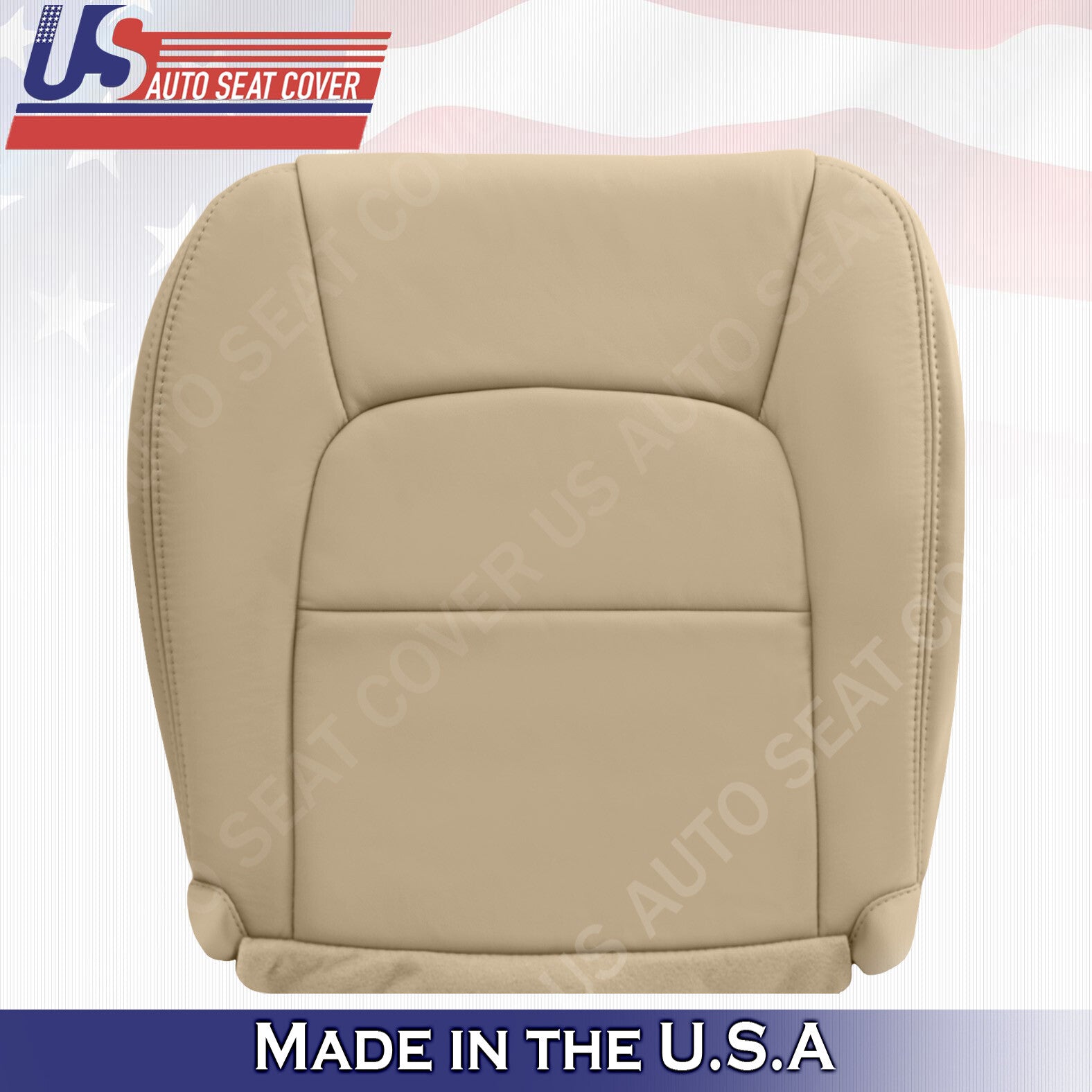Driver Passenger Bottom Leather Seat Cover in Tan fits 1992-2001 Lexus SC300