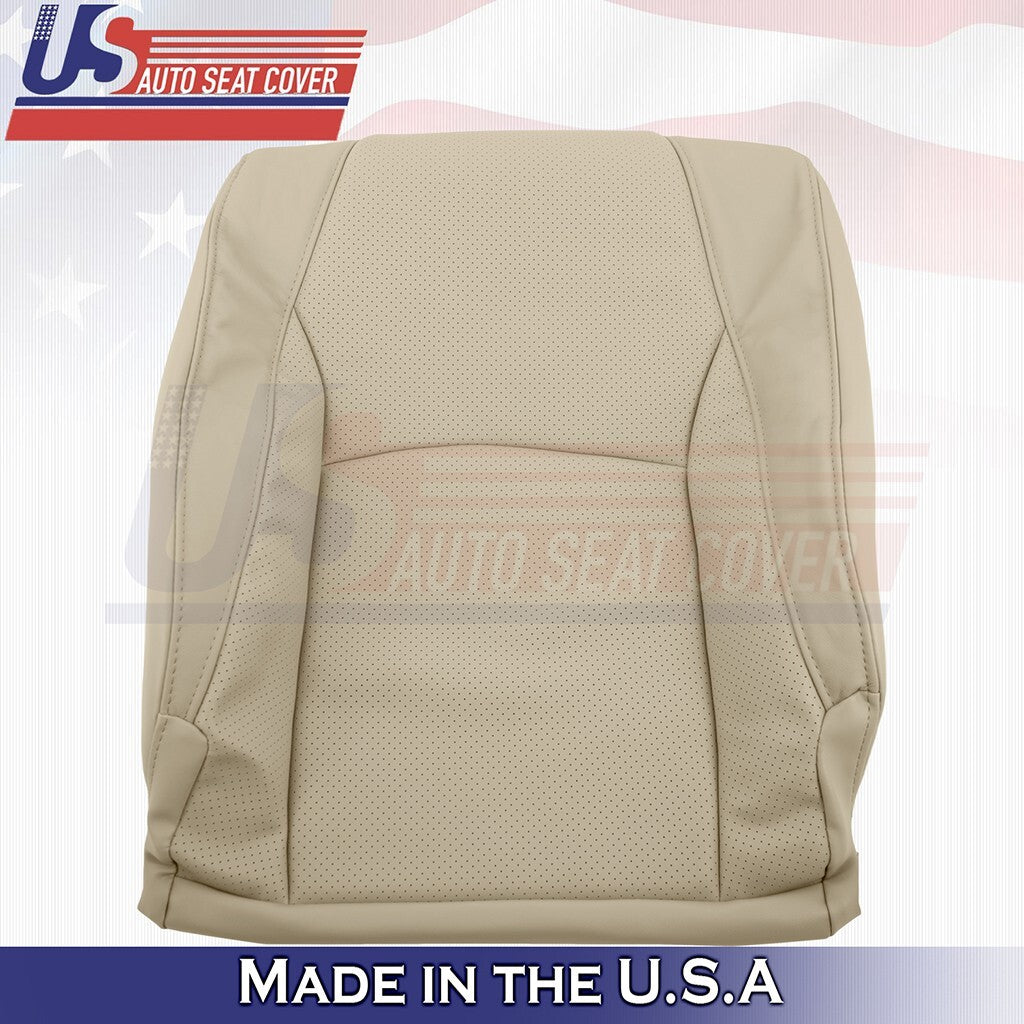 2003 to 2009 For Lexus RX350 Passenger Top & Bottom Synth Leather Perf Cover Tan