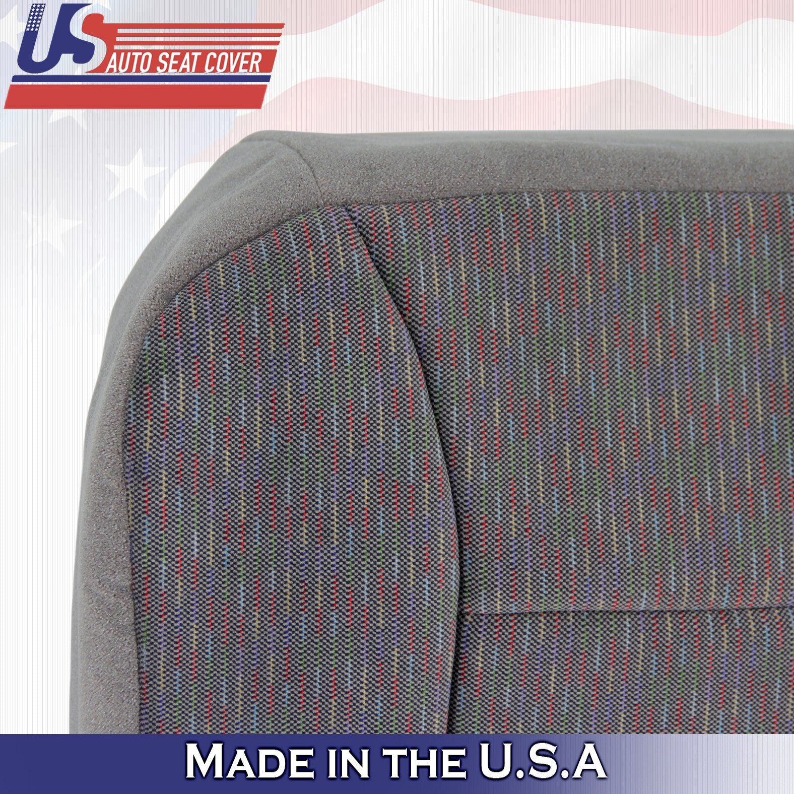 Fits For 1992 1993 1994 1995 1996 Ford Bronco XLT Driver Bottom Cloth Cover Gray